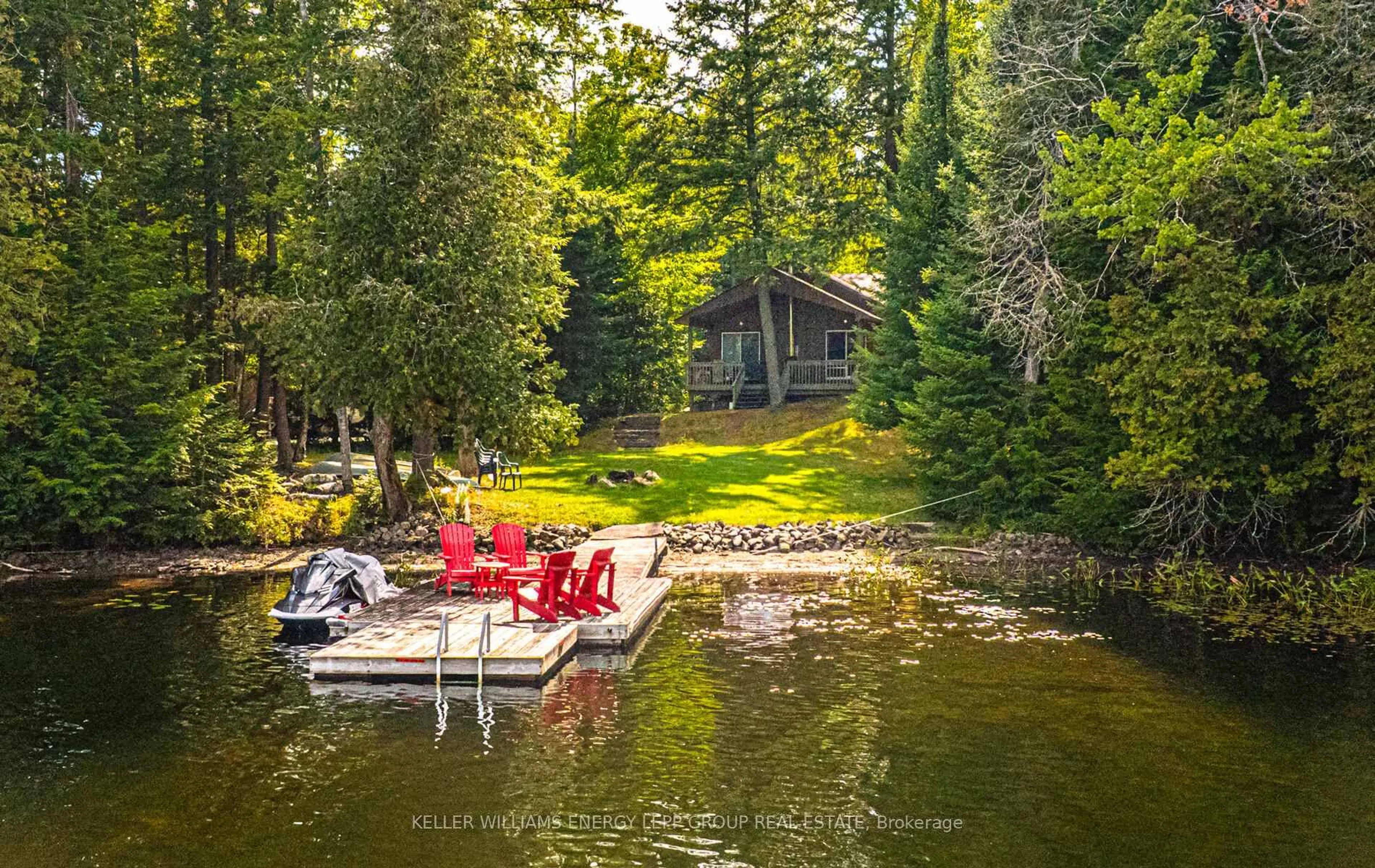 Patio, water/lake/river/ocean view for 115 Maple Ridge Lane, Coe Hill Ontario K0L 1P0