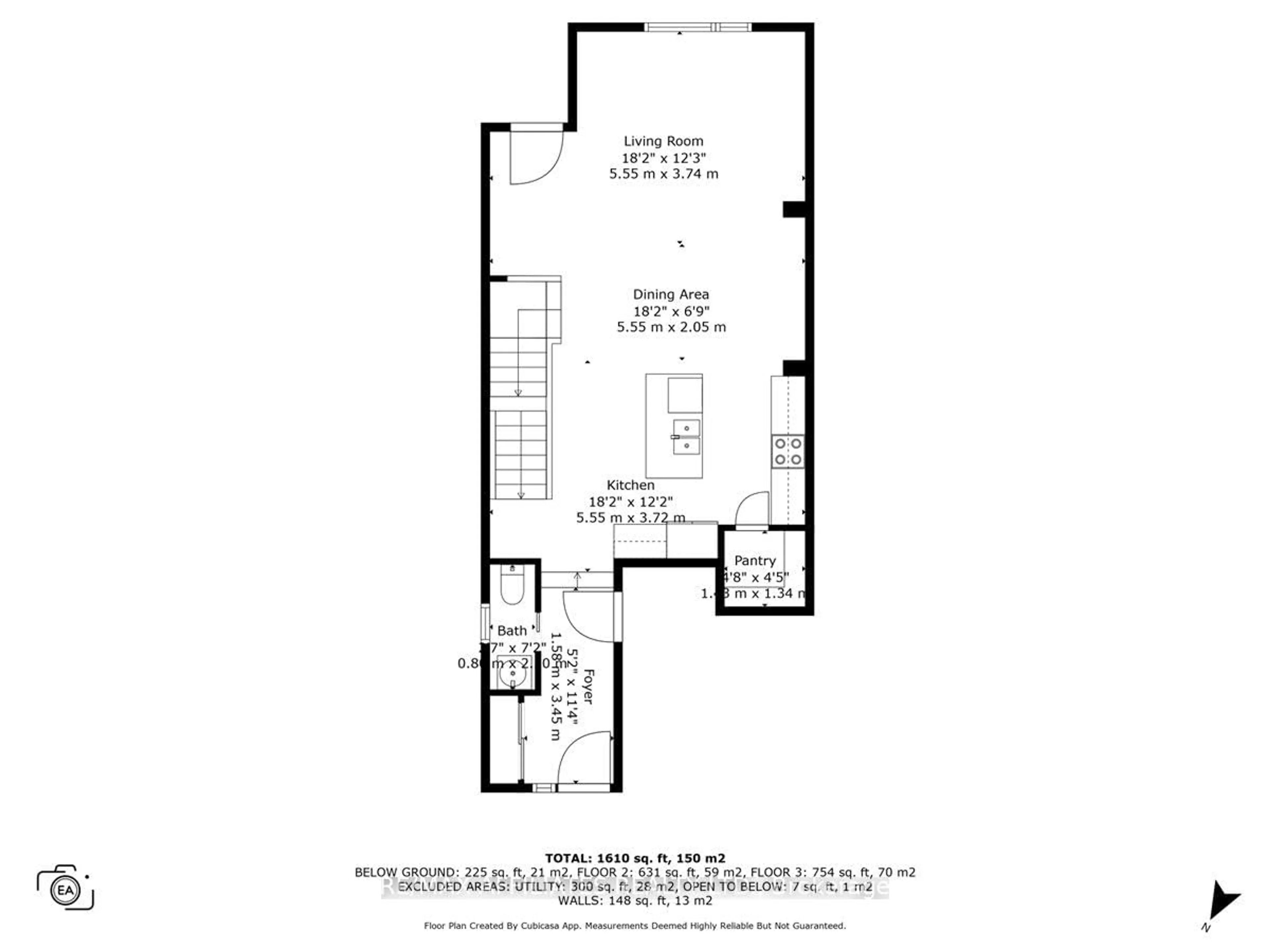 Floor plan for 784 Miikana Rd, Ottawa Ontario K1X 0G5