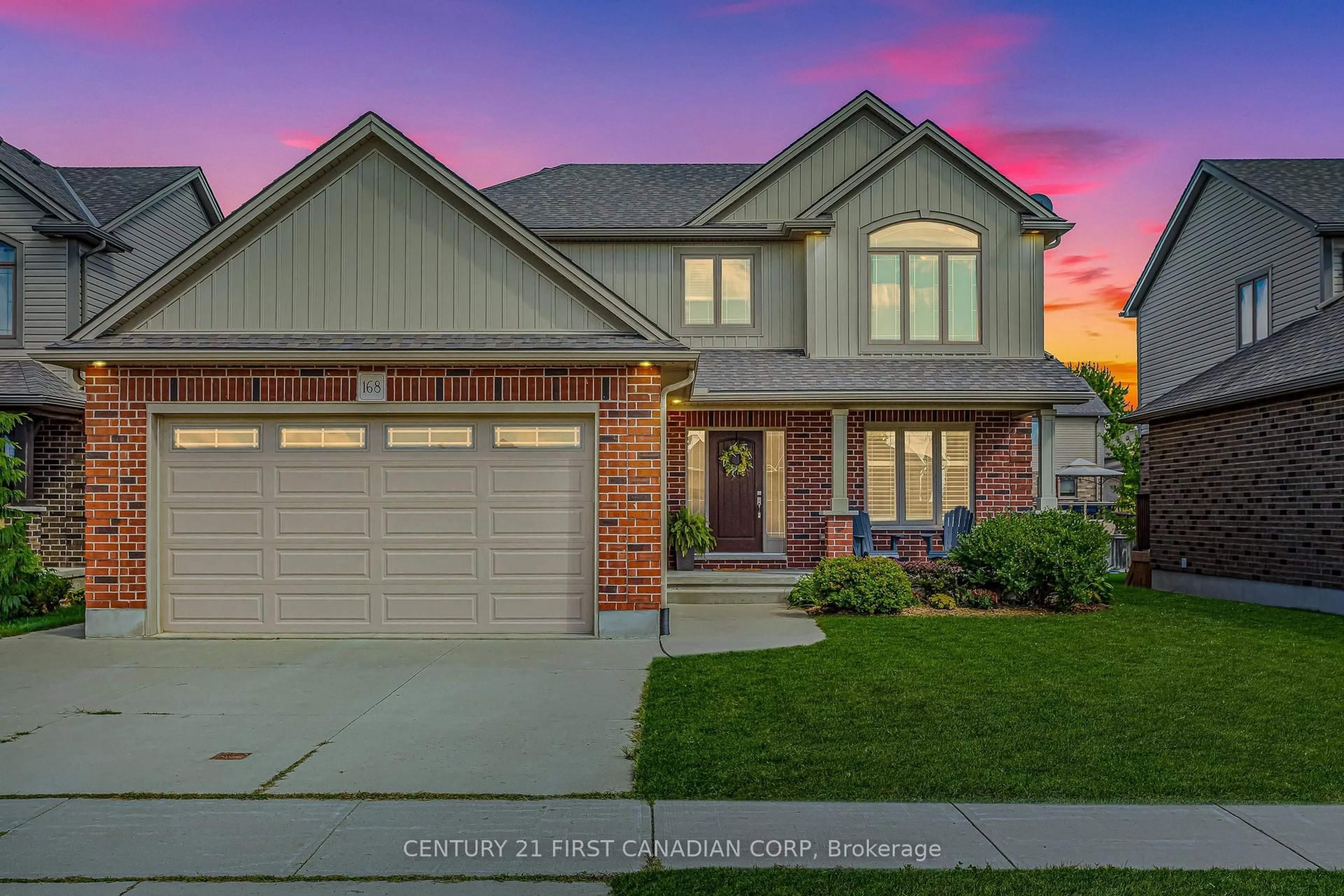 Home with brick exterior material, street for 168 Watson St, Lucan Biddulph Ontario N0M 2J0