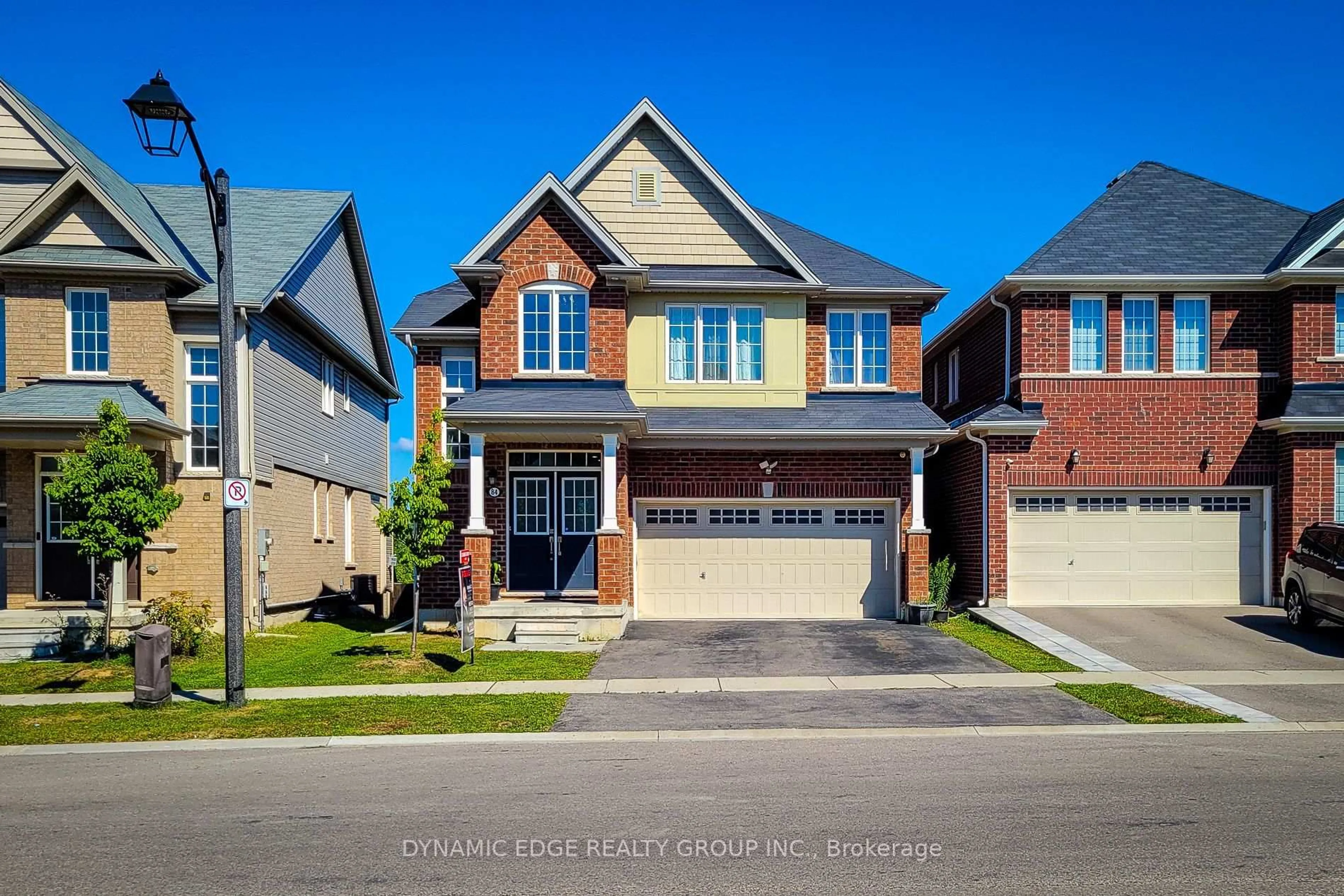 Home with brick exterior material, street for 84 Longboat Run, Brantford Ontario N3T 5L5