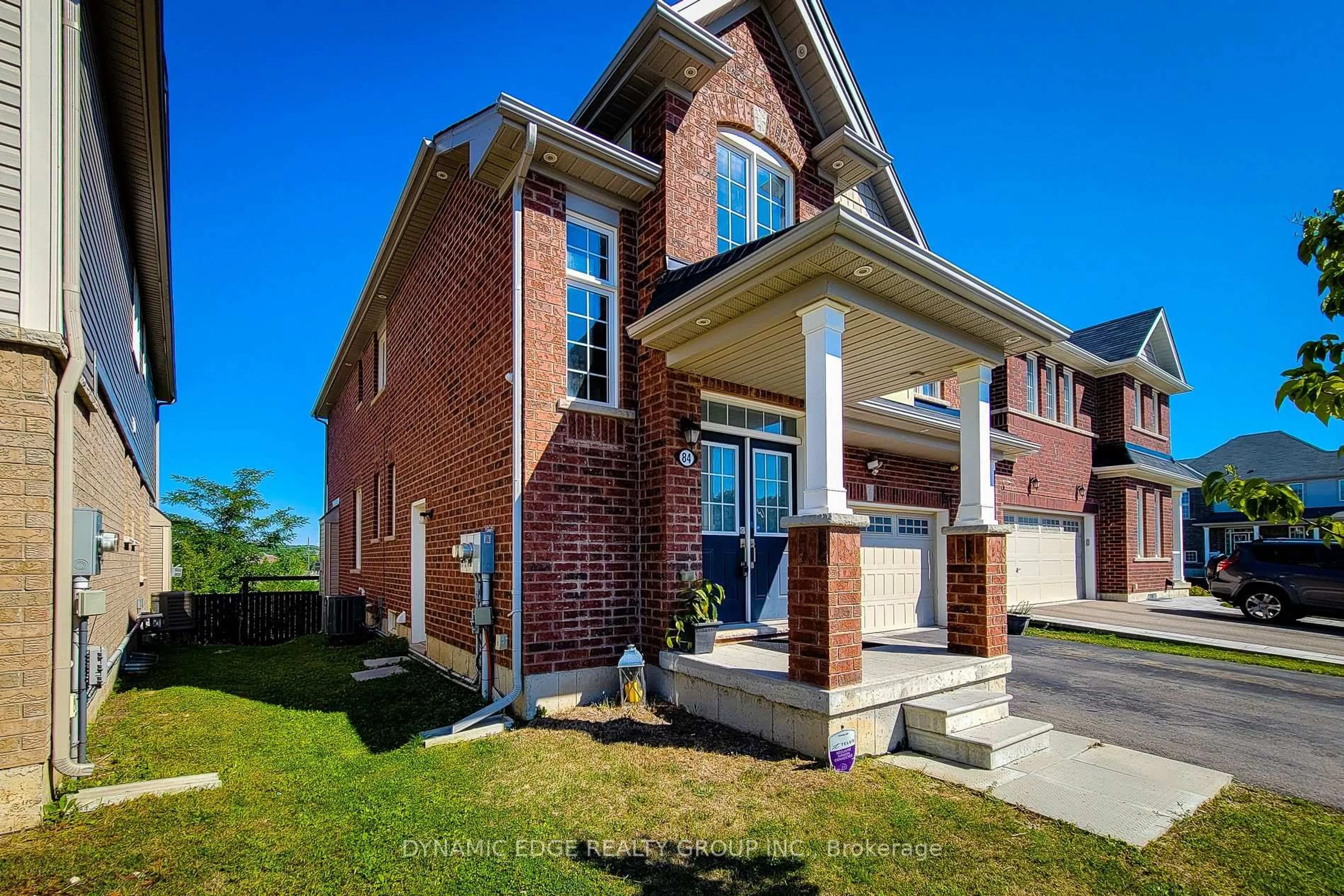 Home with brick exterior material, street for 84 Longboat Run, Brantford Ontario N3T 5L5