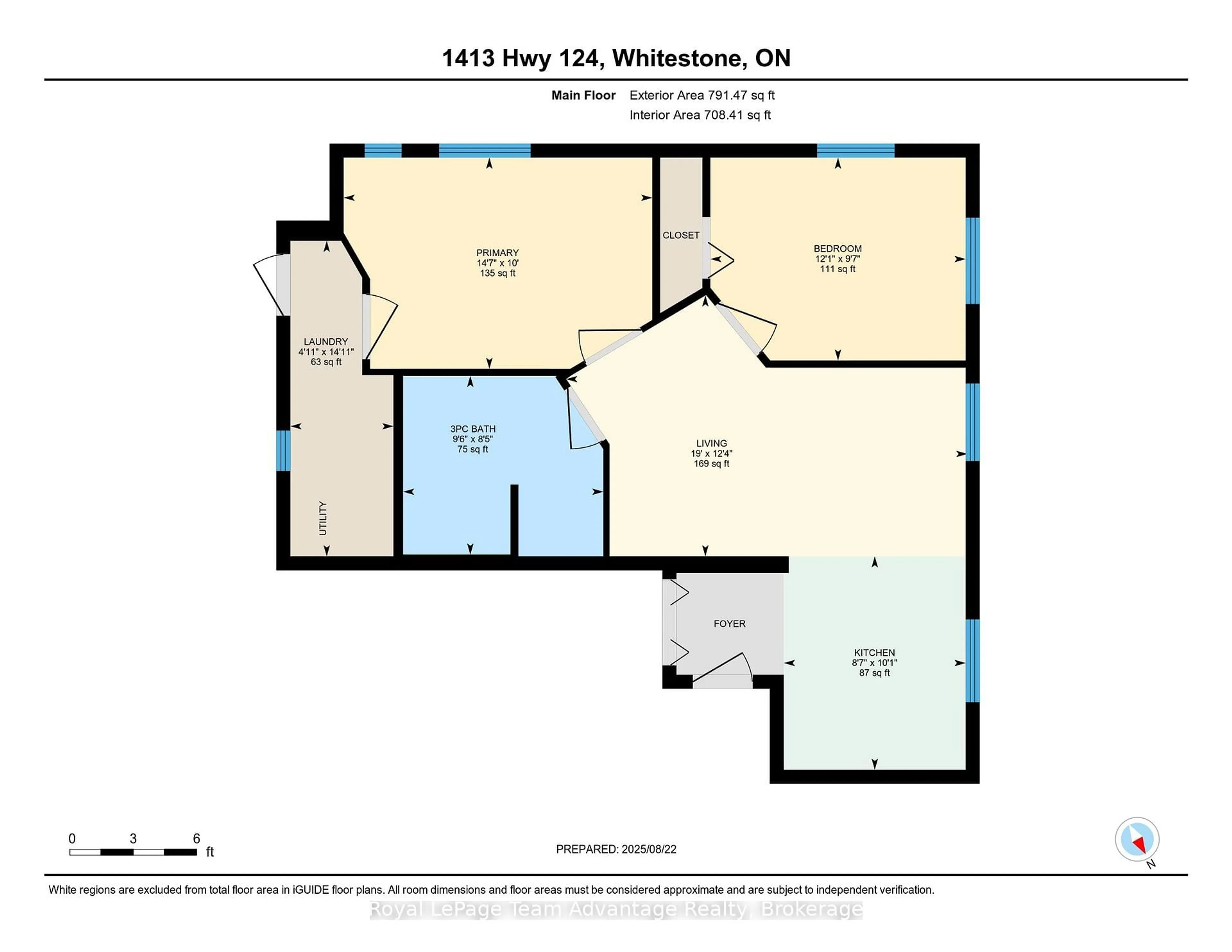 Floor plan for 1413 124 Highway, Whitestone Ontario P0A 1G0