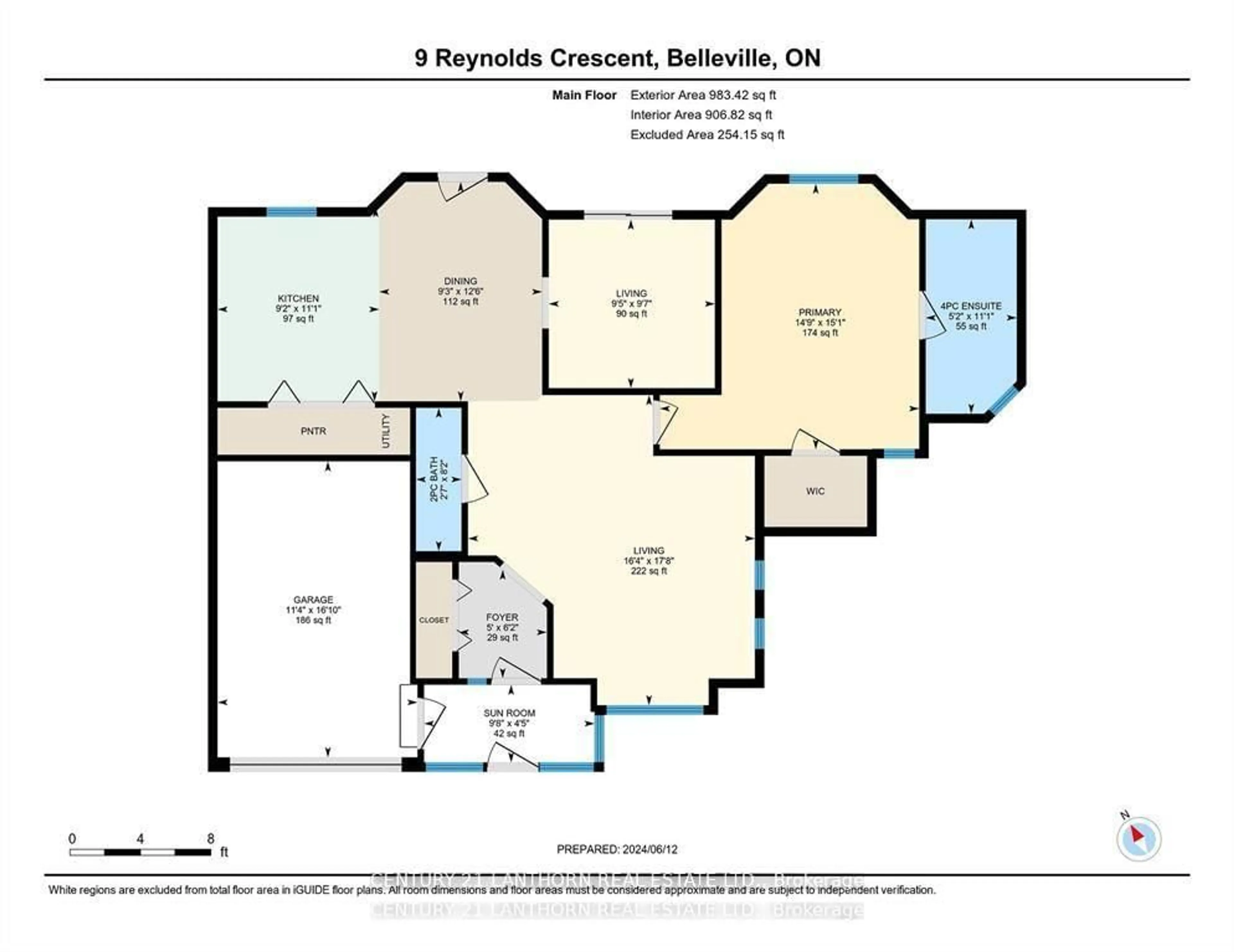 Floor plan for 9 Reynolds Pl, Prince Edward County Ontario K0K 3L0