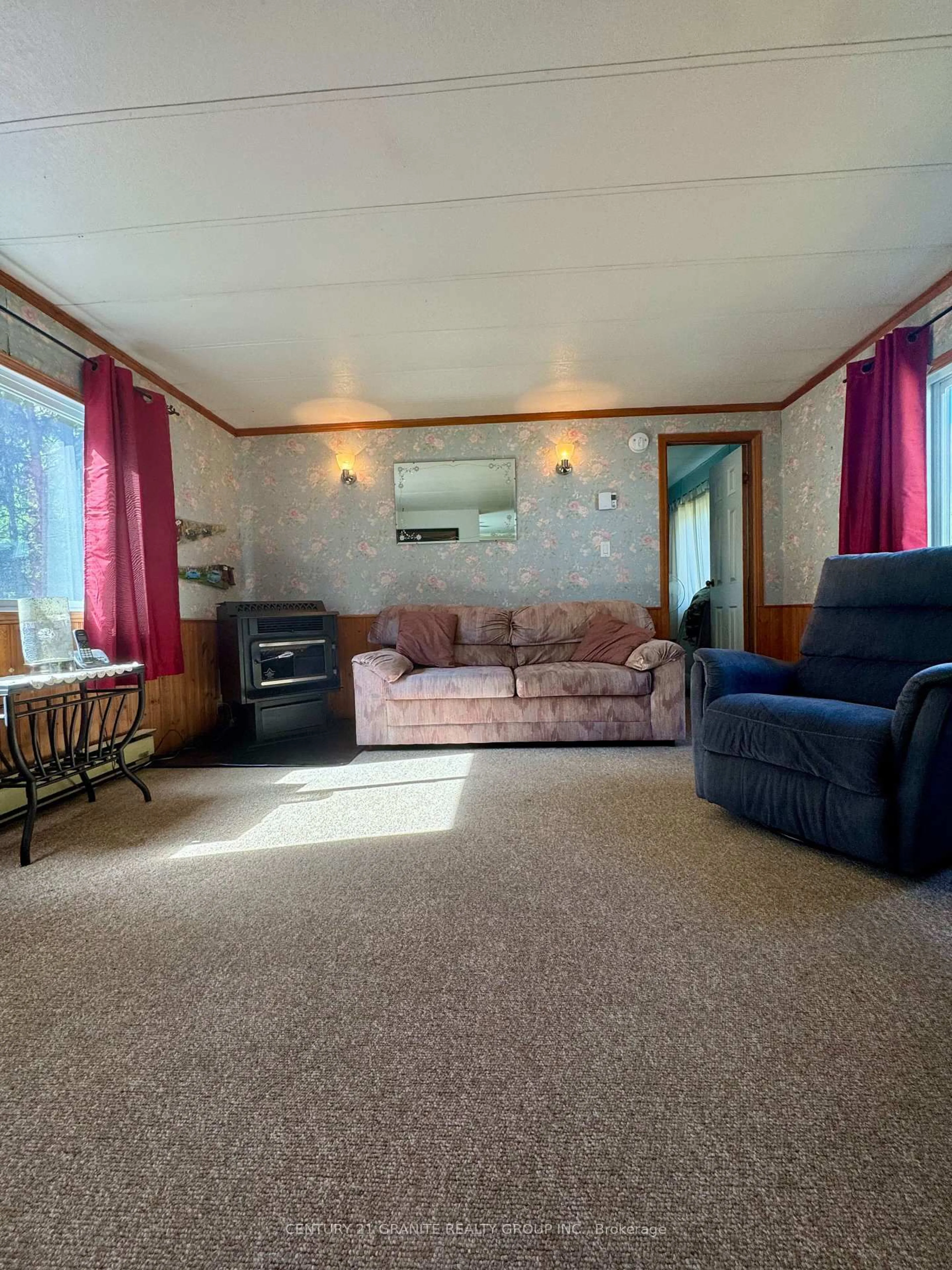 Living room with furniture, unknown for 1641 Boulter Rd, Maple Leaf Ontario K0L 2R0