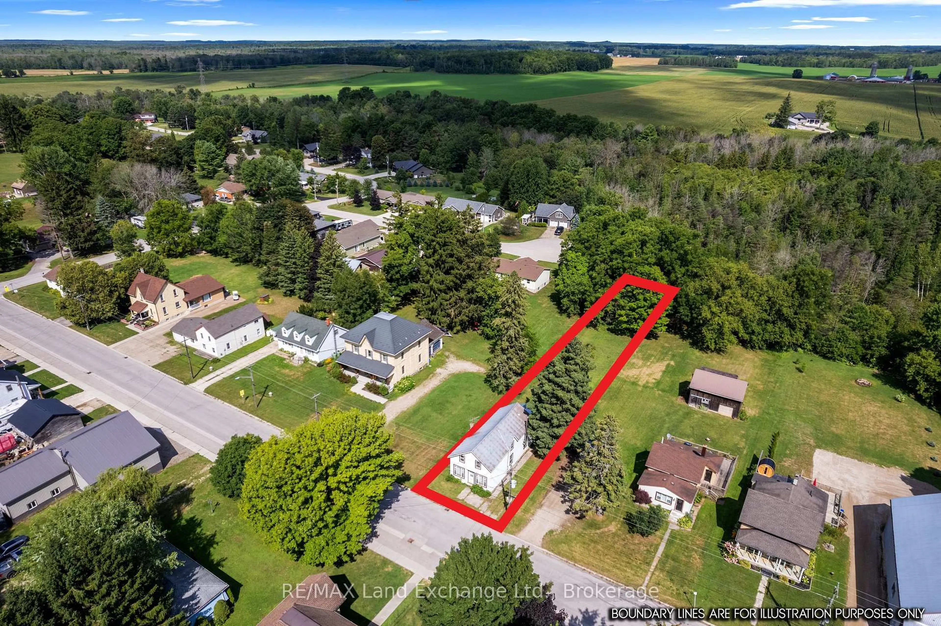 A pic from outside/outdoor area/front of a property/back of a property/a pic from drone, unknown for 16 6 Concession, Brockton Ontario N0G 1K0