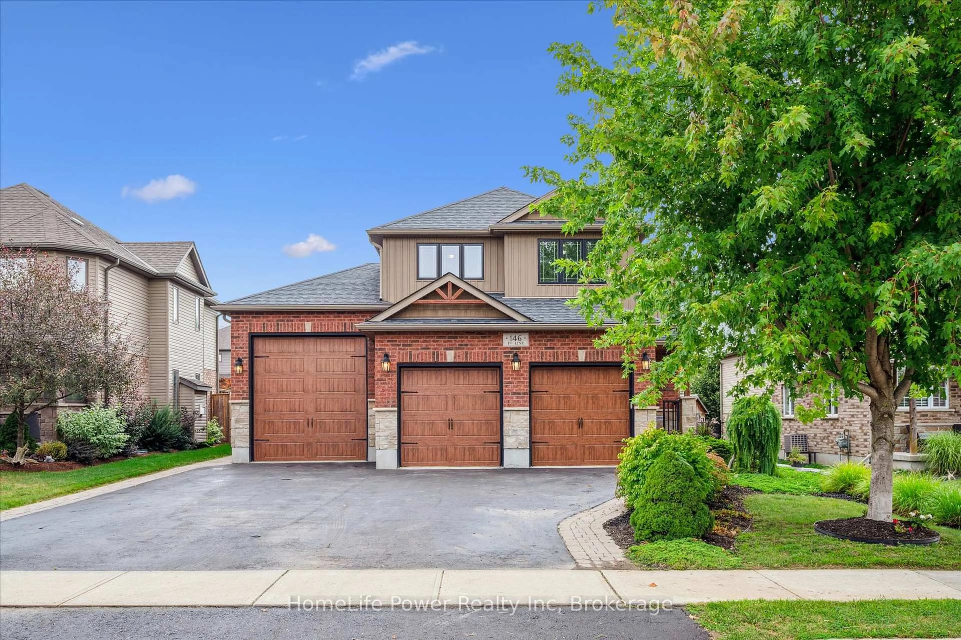 Home with brick exterior material, street for 146 First Line Rd, Centre Wellington Ontario N0B 1S0
