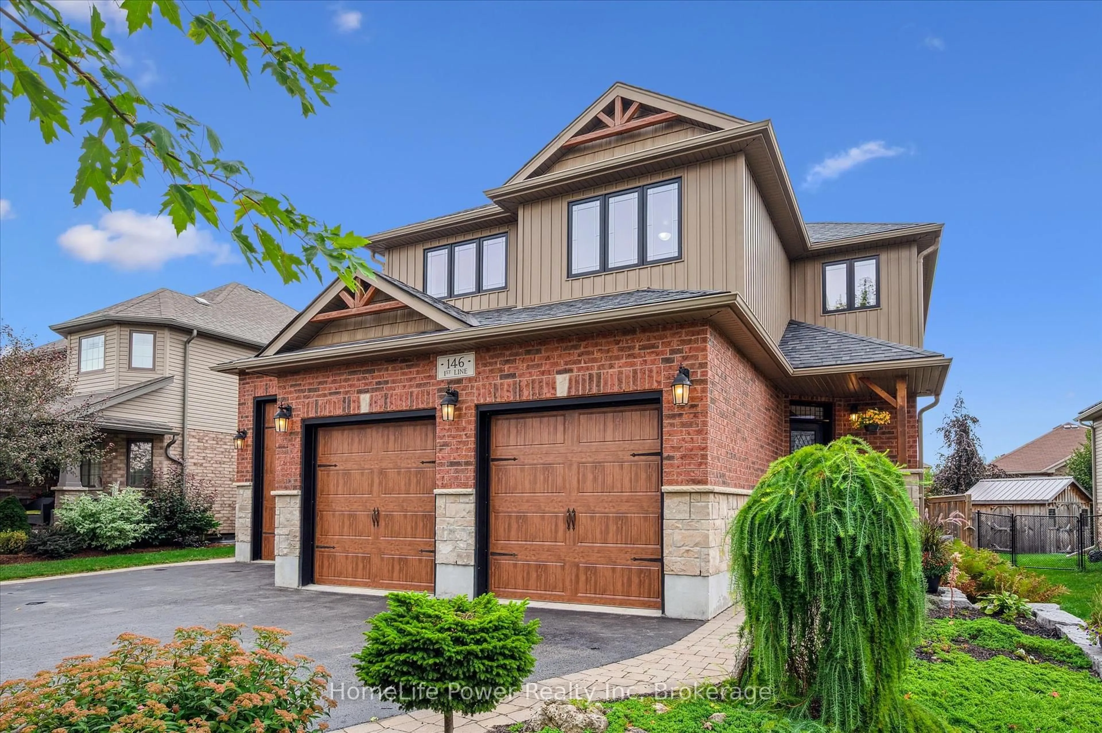 Home with brick exterior material, street for 146 First Line Rd, Centre Wellington Ontario N0B 1S0