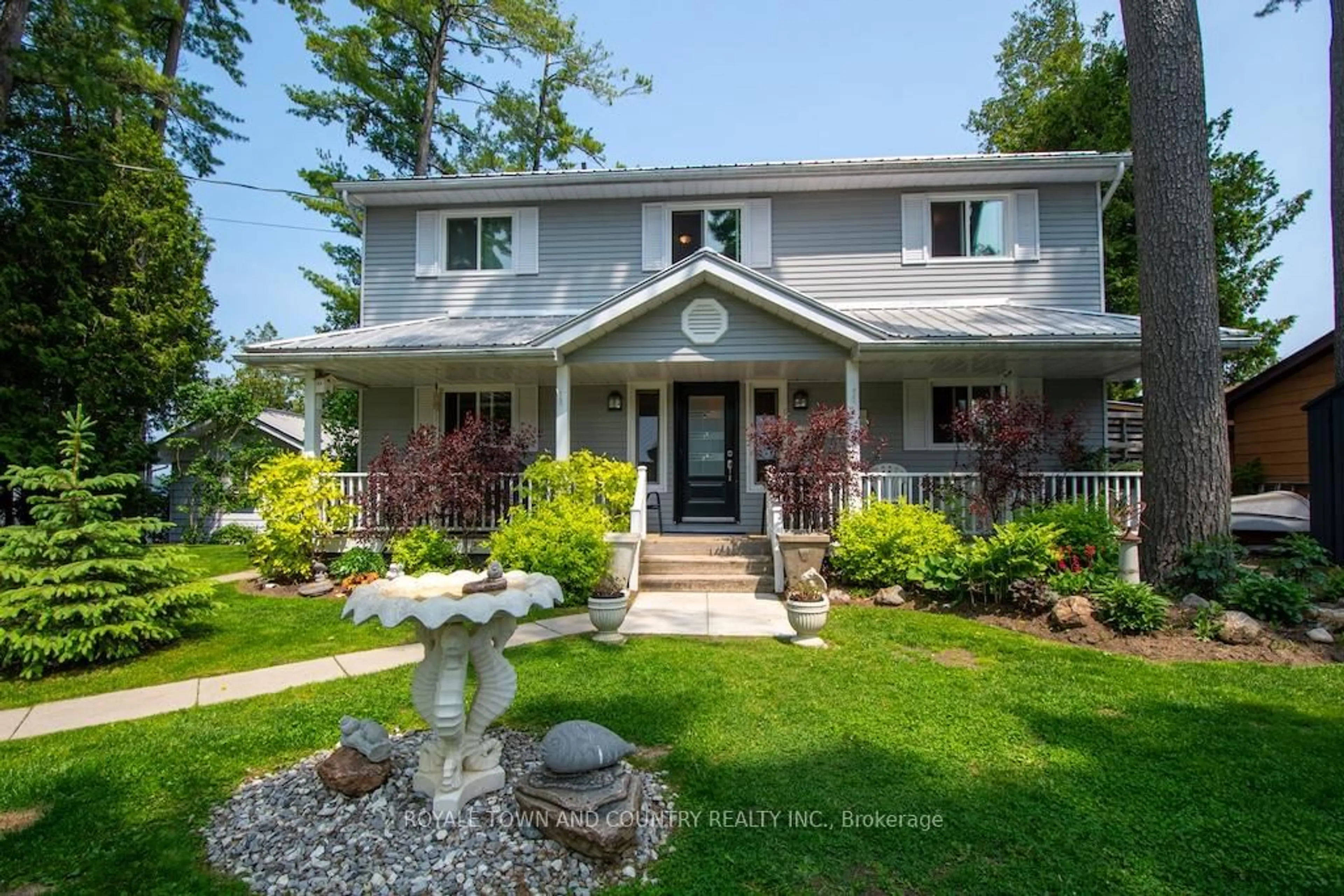 Home with vinyl exterior material, street for 24 Goodman Rd, Kawartha Lakes Ontario K0M 1N0