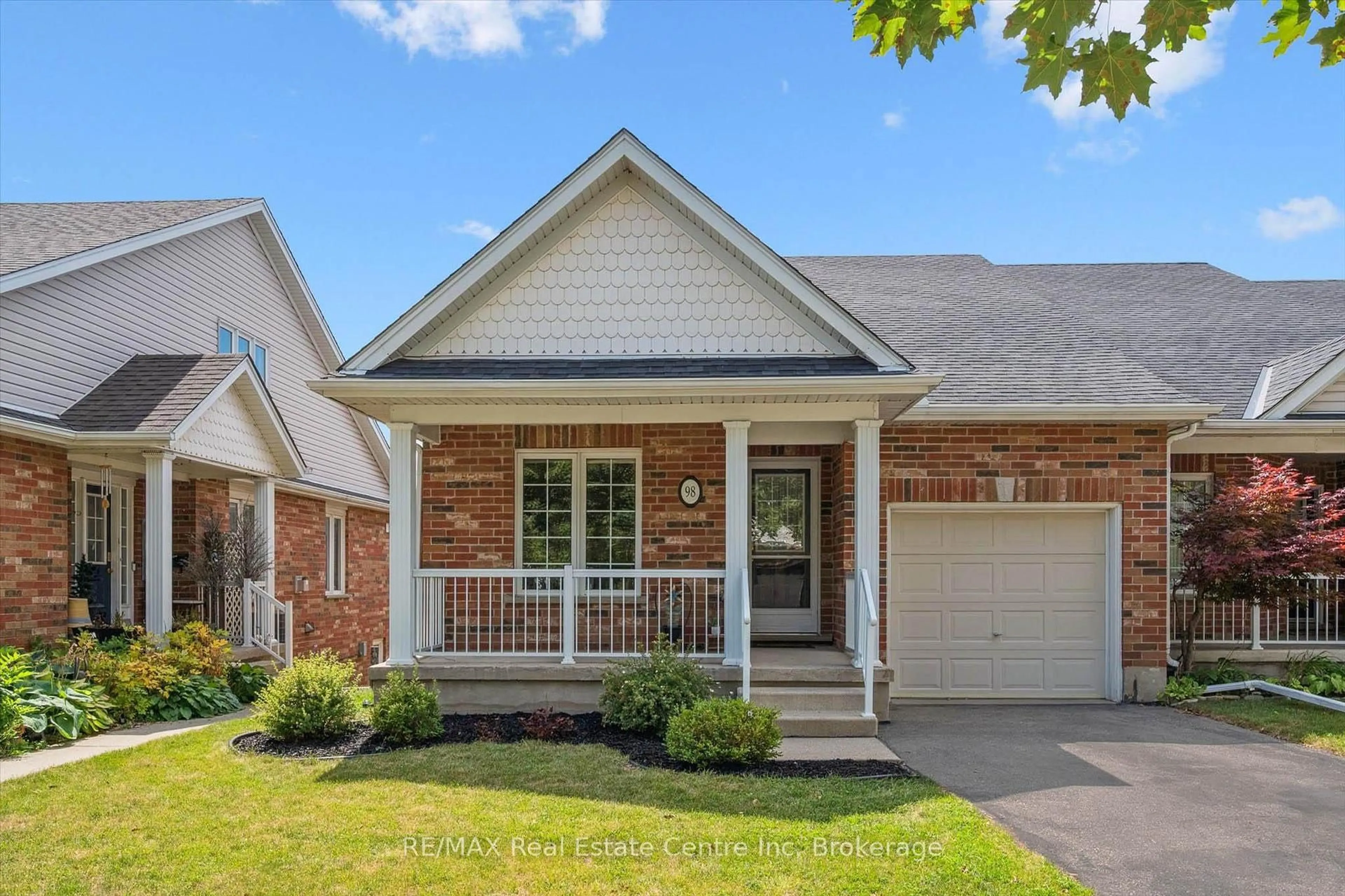 Home with brick exterior material, street for 98 SCHRODER Cres, Guelph Ontario N1E 7B4