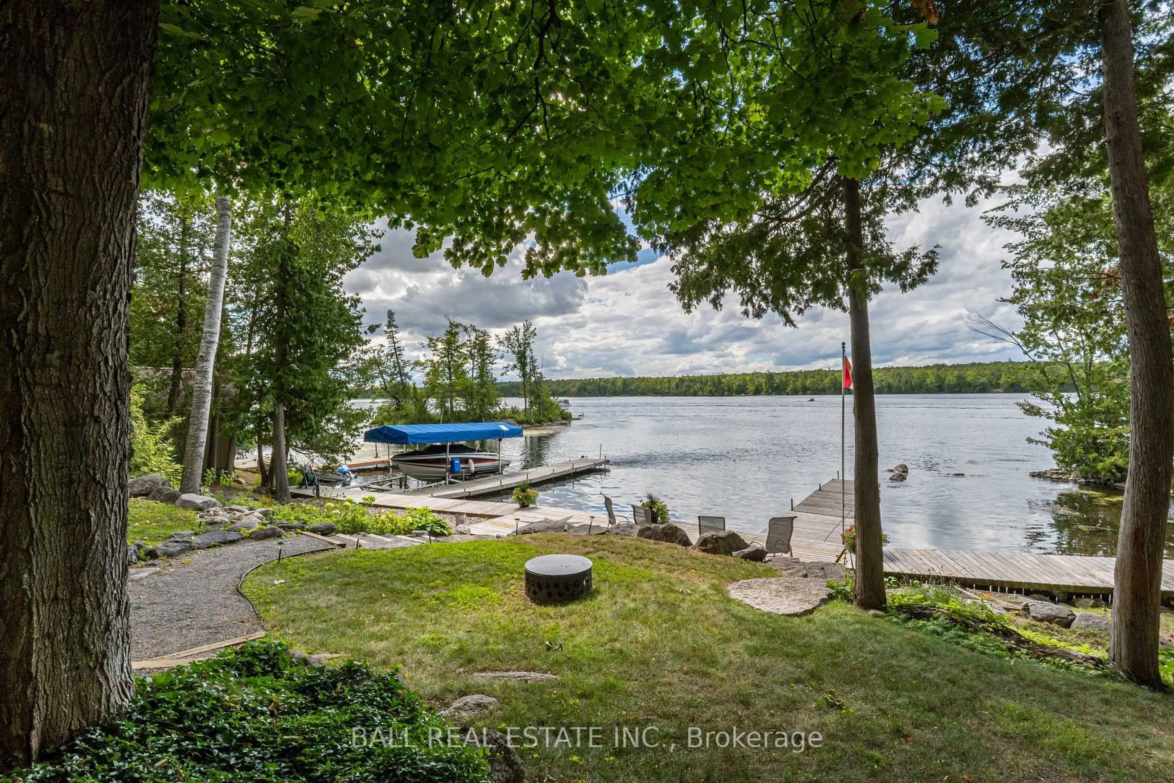 Patio, water/lake/river/ocean view for 27 Maplewood Crt, Trent Lakes Ontario K0L 1J0