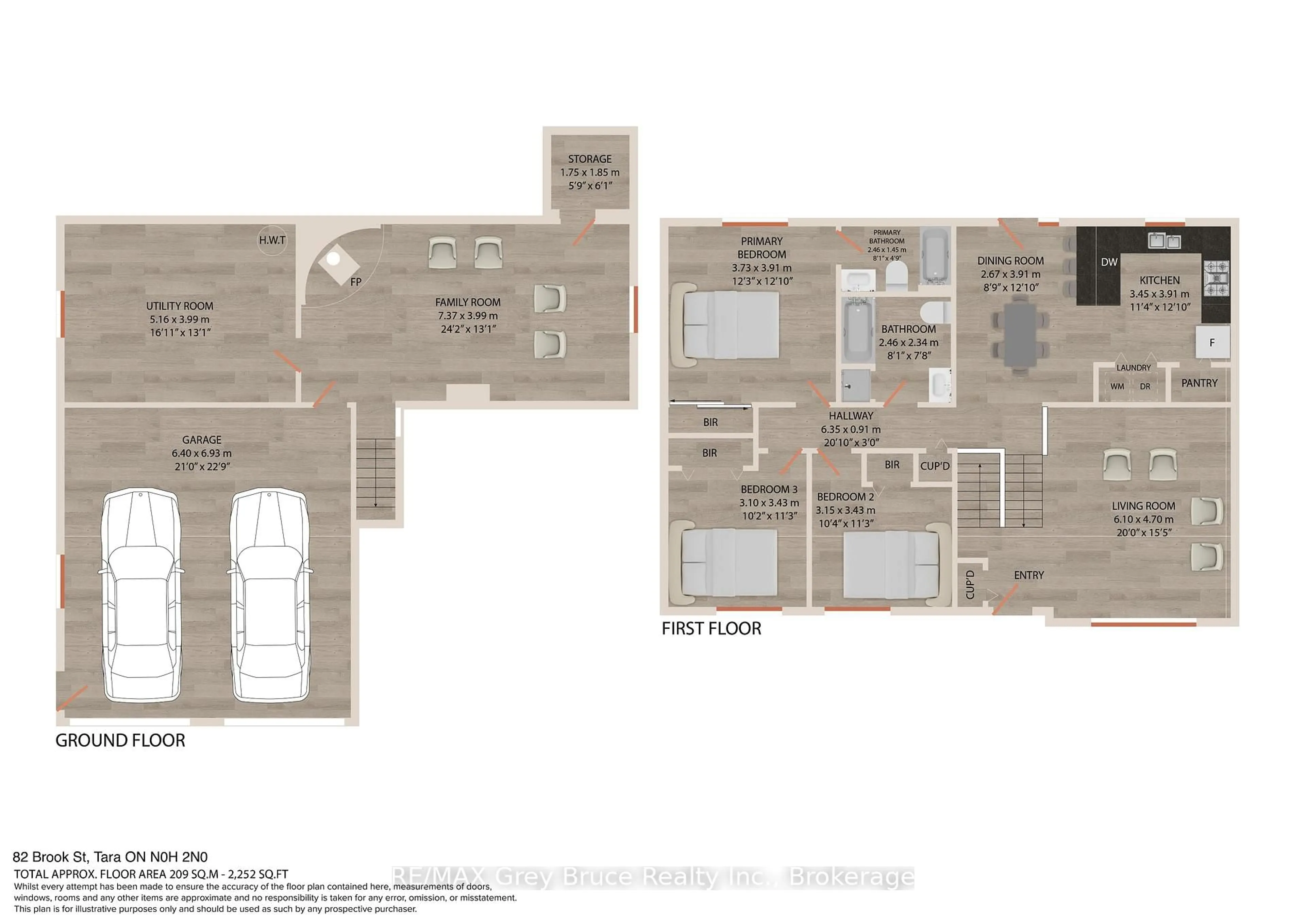 Floor plan for 82 Brook St, Arran-Elderslie Ontario N0H 2N0