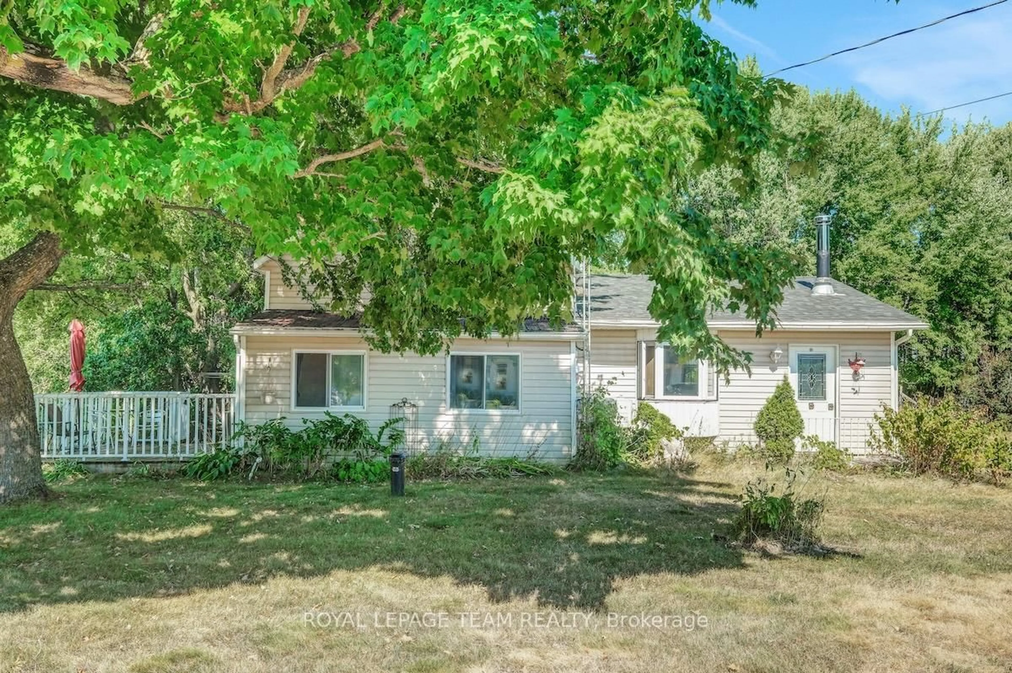 A pic from outside/outdoor area/front of a property/back of a property/a pic from drone, street for 5684 McCrea Rd, Augusta Ontario K0E 1T0