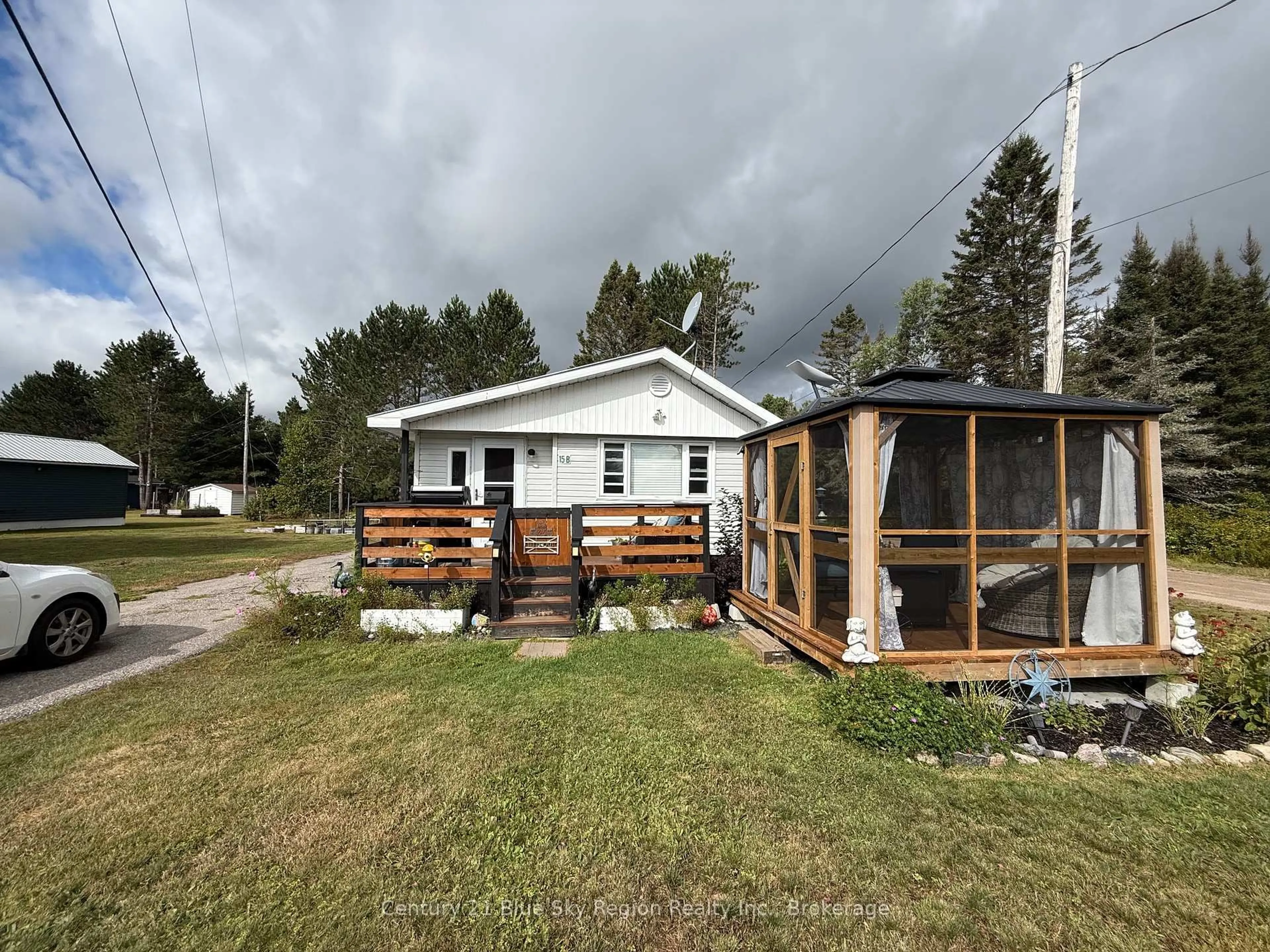 A pic from outside/outdoor area/front of a property/back of a property/a pic from drone, unknown for 15 Church Rd #B, Unorganized Townships Ontario P0H 2A0