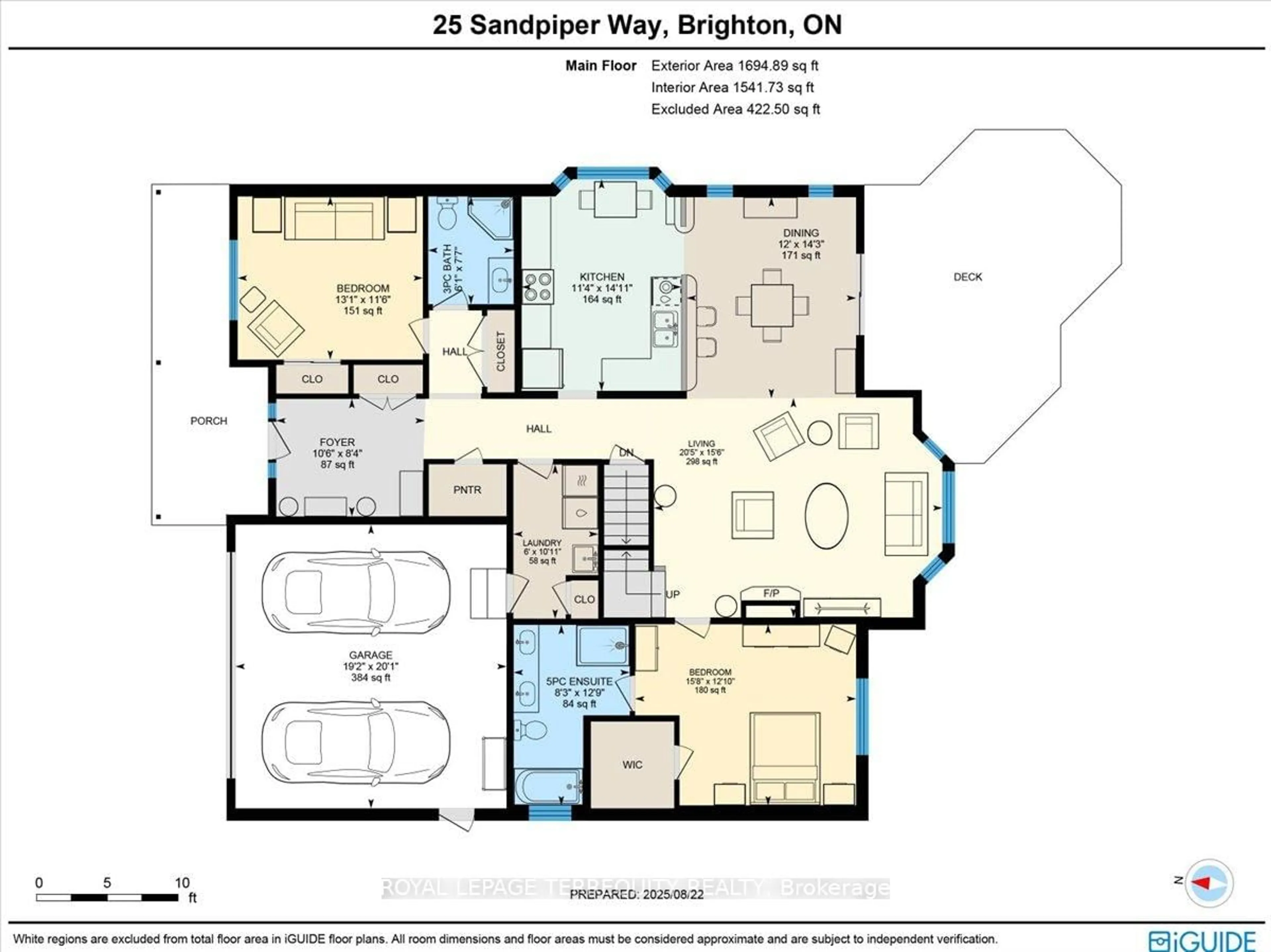 Floor plan for 25 Sandpiper Way, Brighton Ontario K0K 1H0