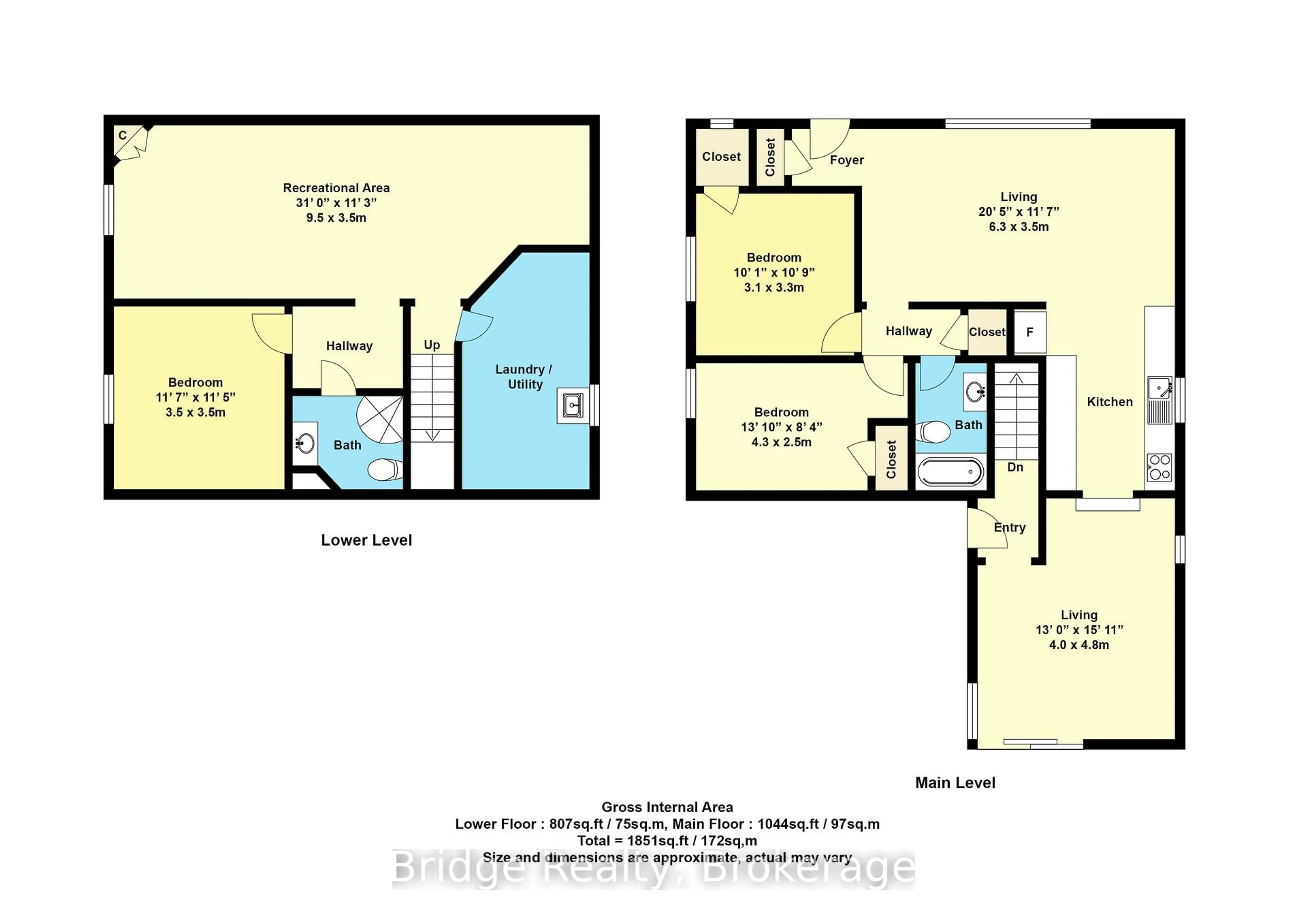 Floor plan for 440 Paterson Ave, London East Ontario N5W 5C7
