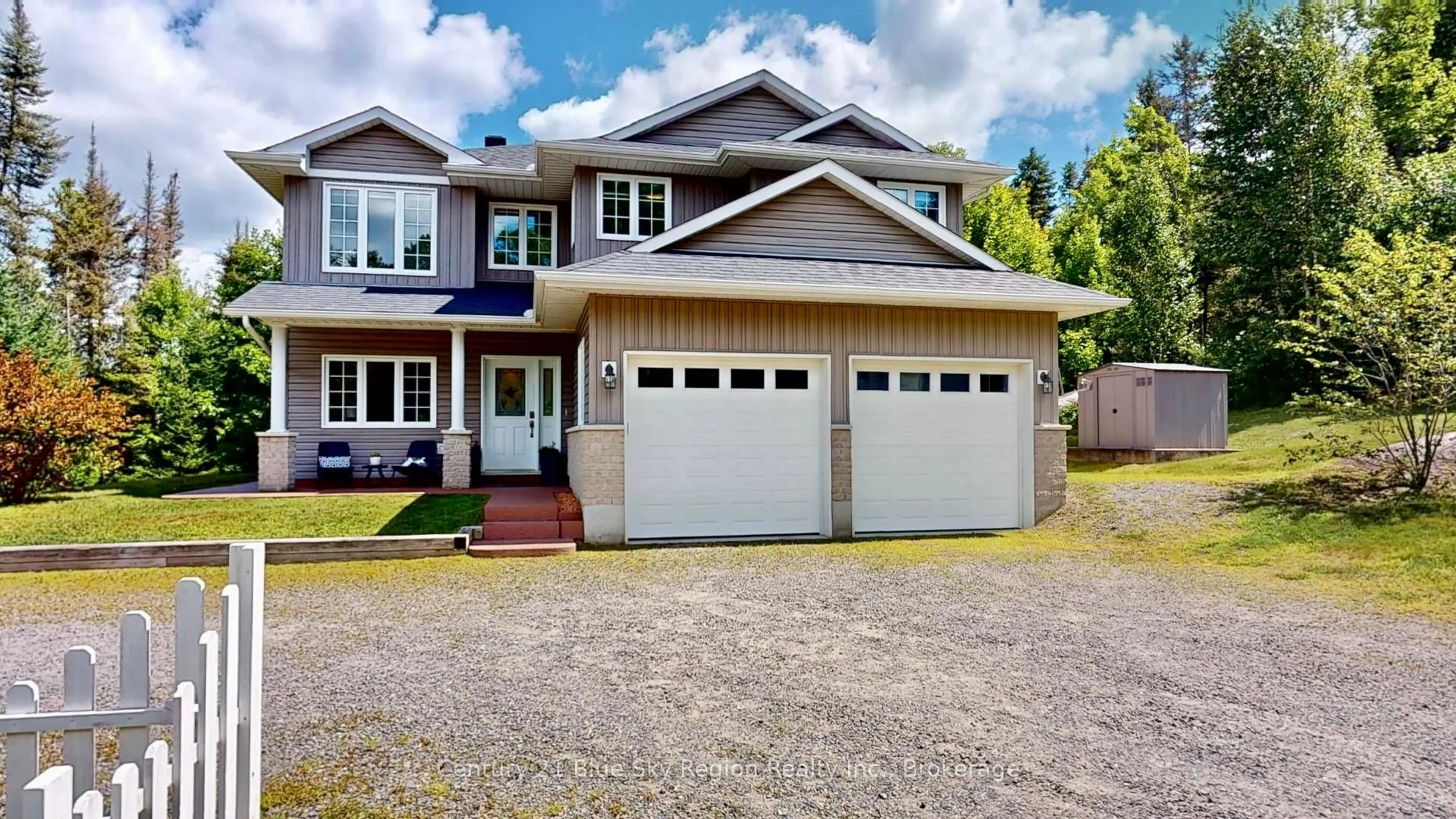 Home with vinyl exterior material, street for 1355 HIGHWAY 94, East Ferris Ontario P0H 1K0
