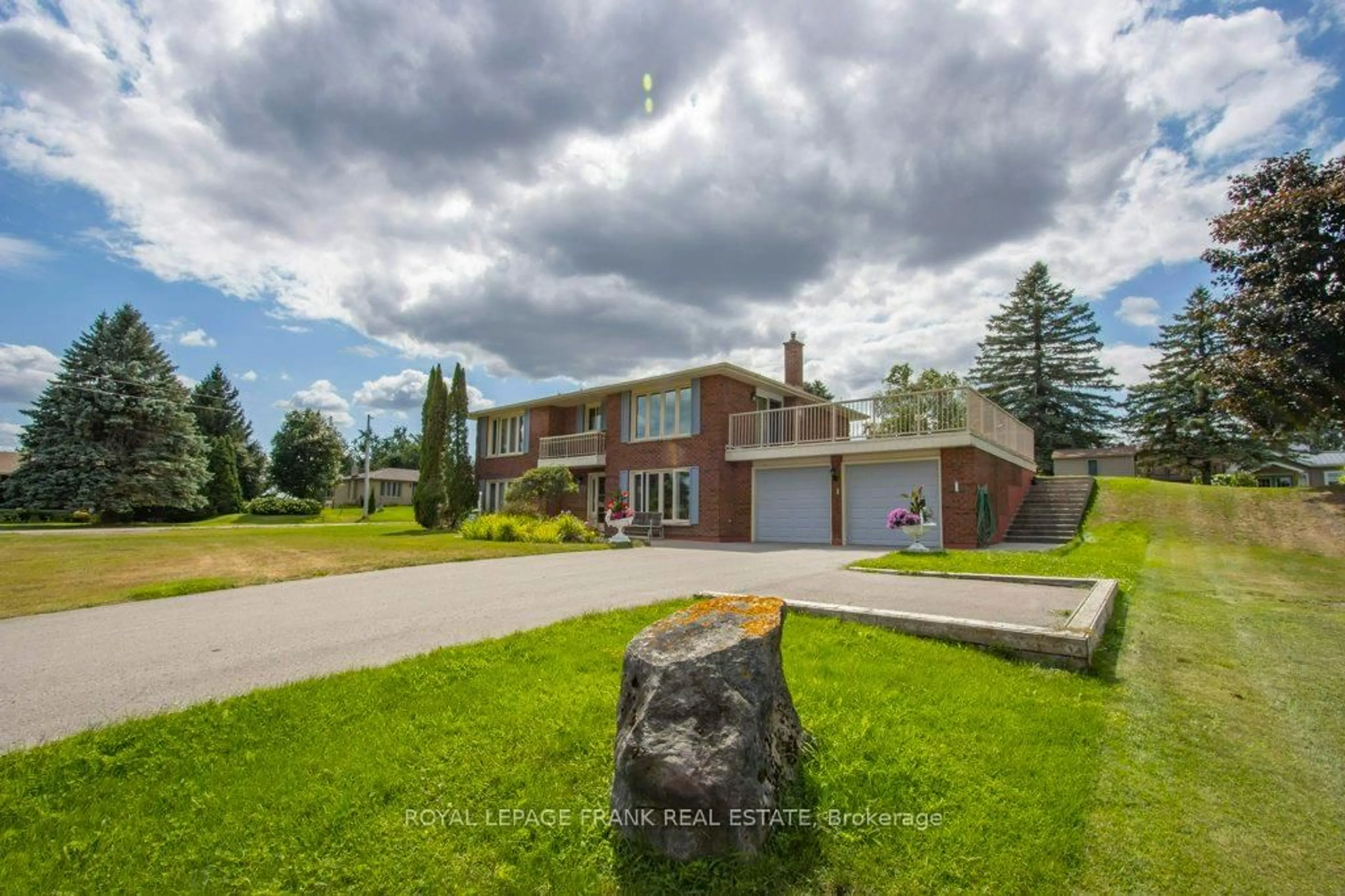 A pic from outside/outdoor area/front of a property/back of a property/a pic from drone, unknown for 357 The Captains Corners, Kawartha Lakes Ontario K0M 1A0
