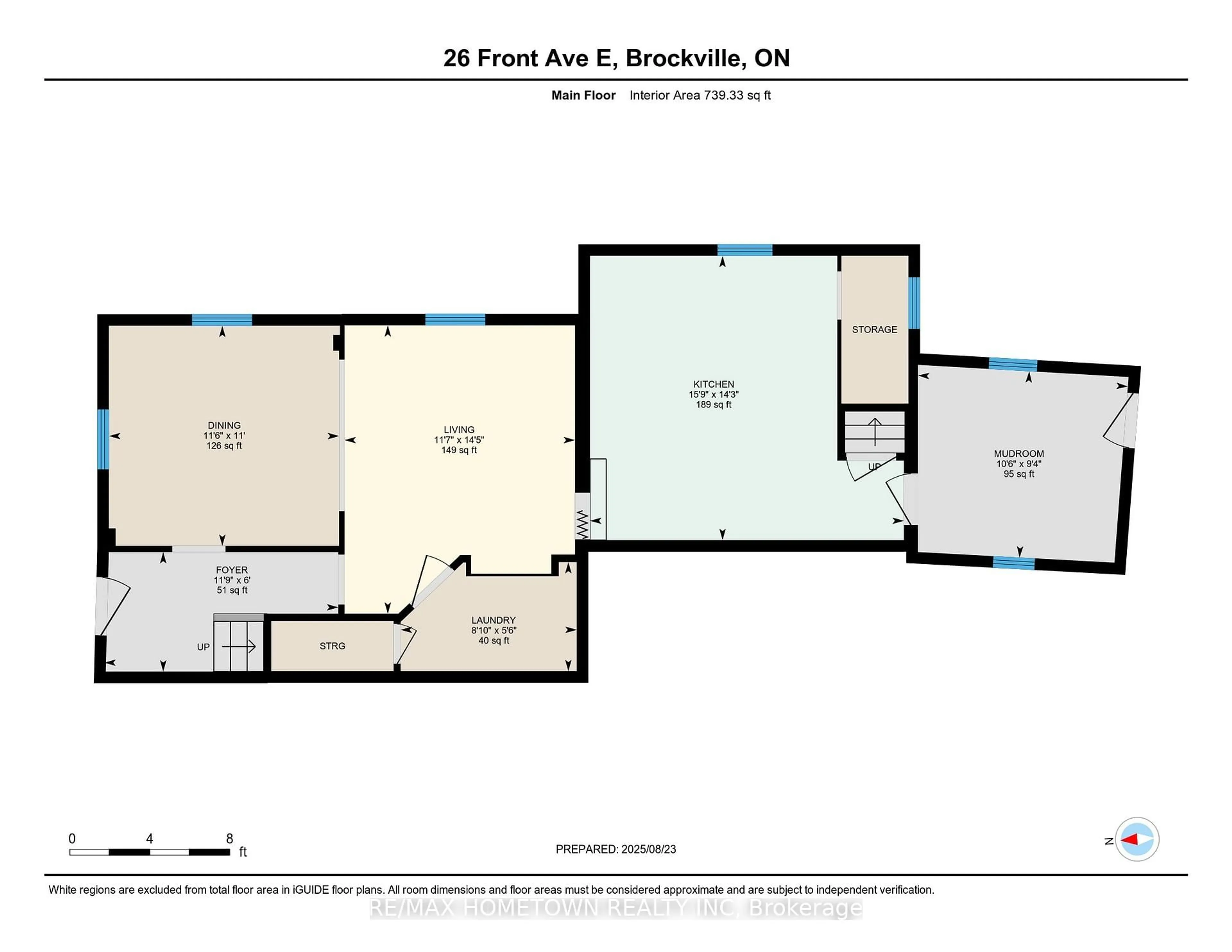 Floor plan for 26 Front Ave, Brockville Ontario K6V 1V6