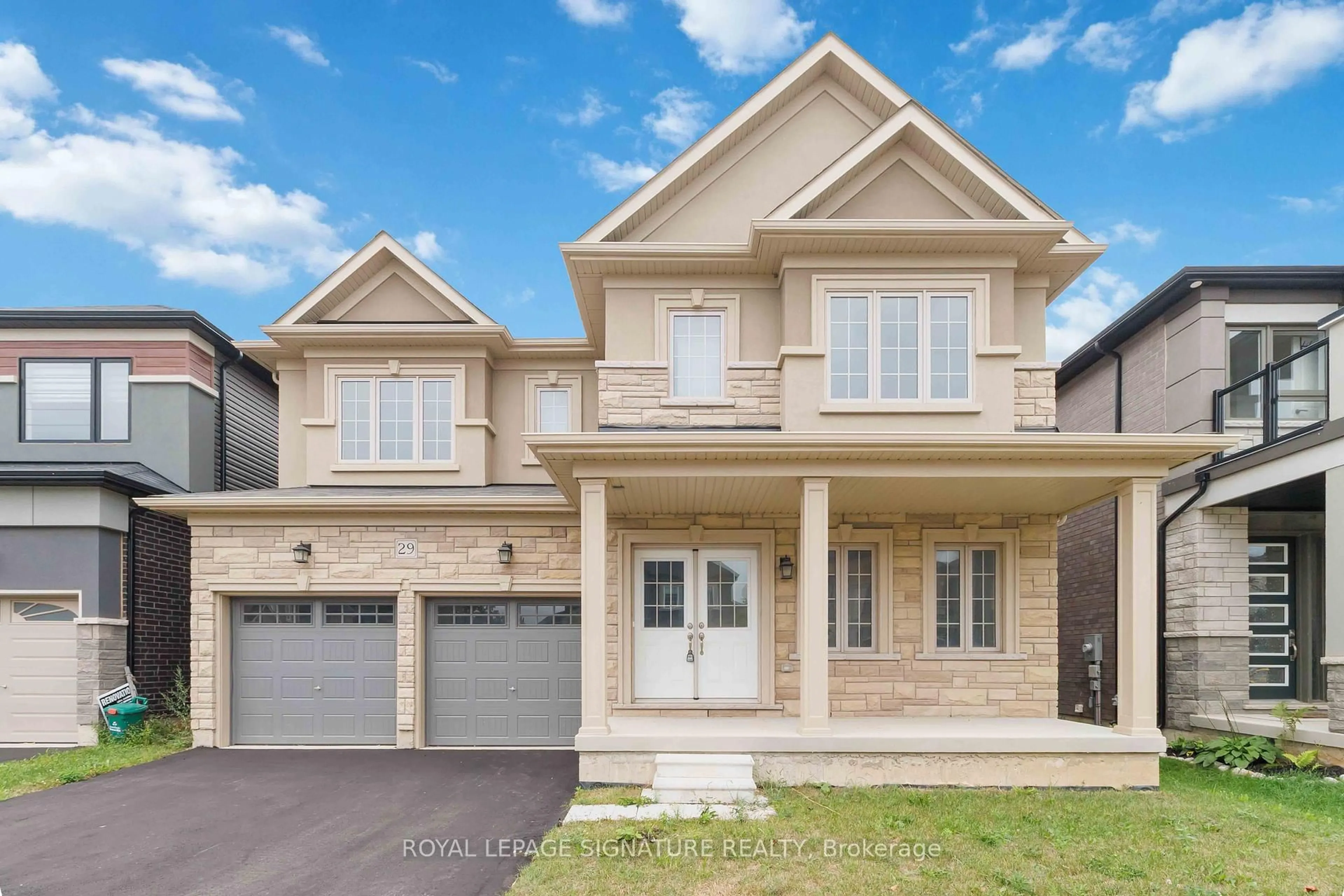 Home with brick exterior material, street for 29 Stauffer Rd, Brantford Ontario N3V 0B2