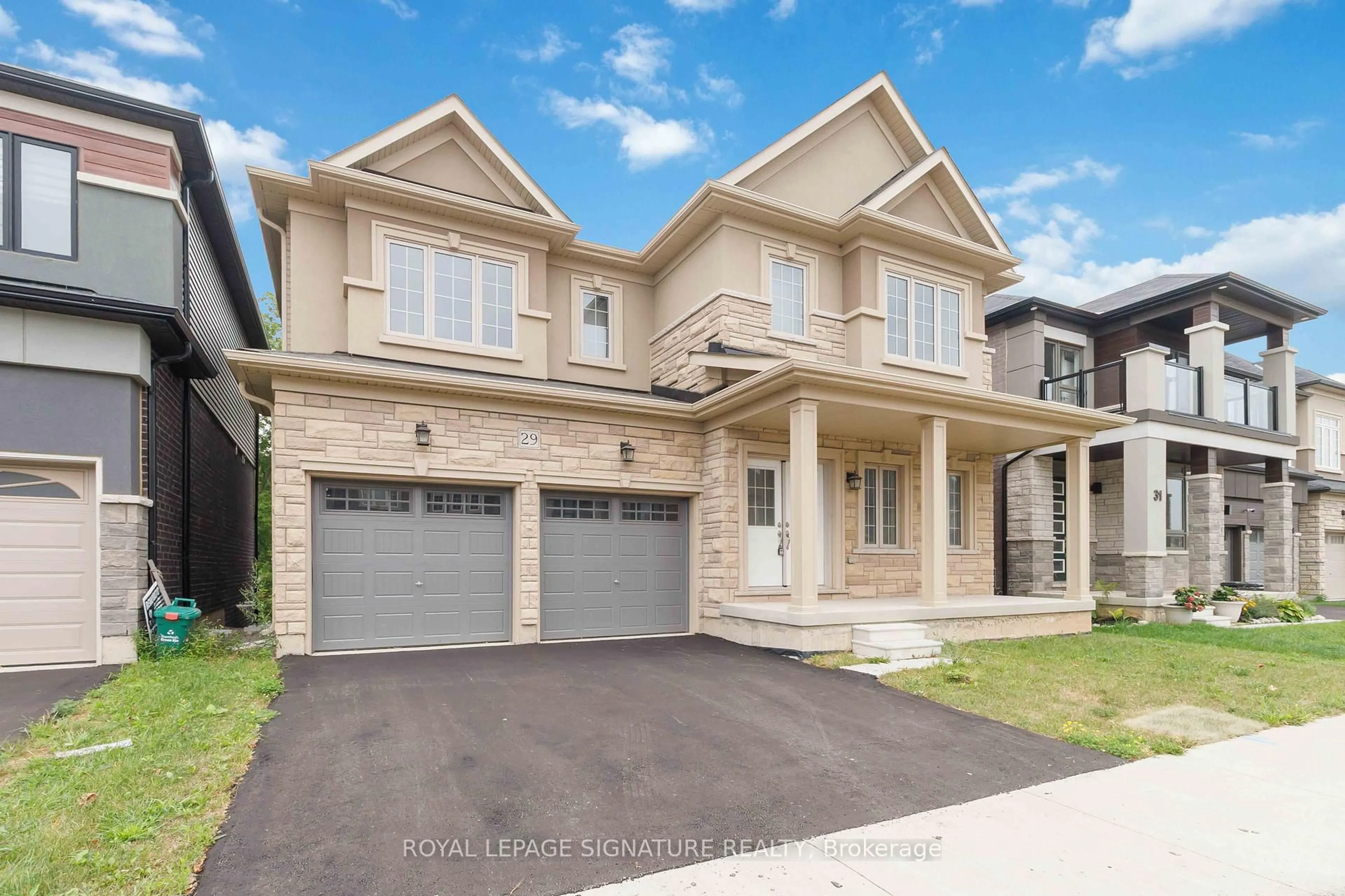 Home with brick exterior material, street for 29 Stauffer Rd, Brantford Ontario N3V 0B2