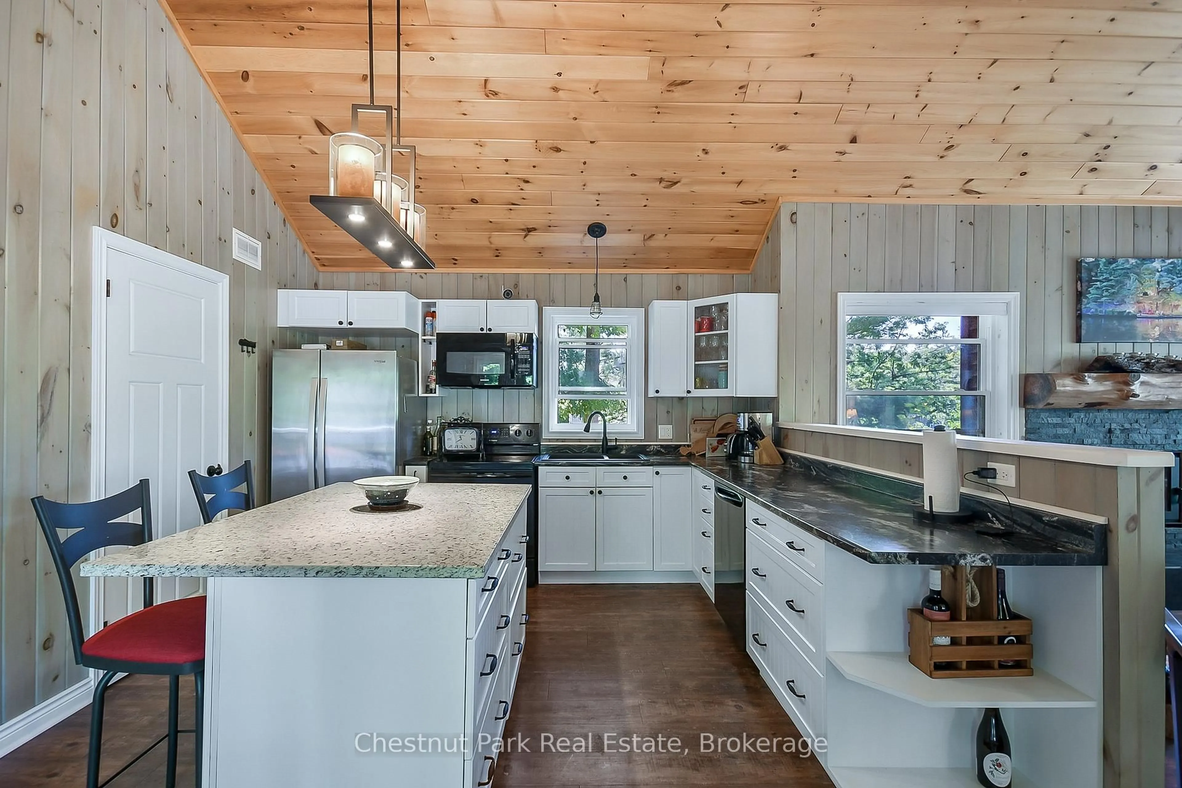 Open concept kitchen, unknown for 86 Taylor Island, Gravenhurst Ontario P1P 1R2