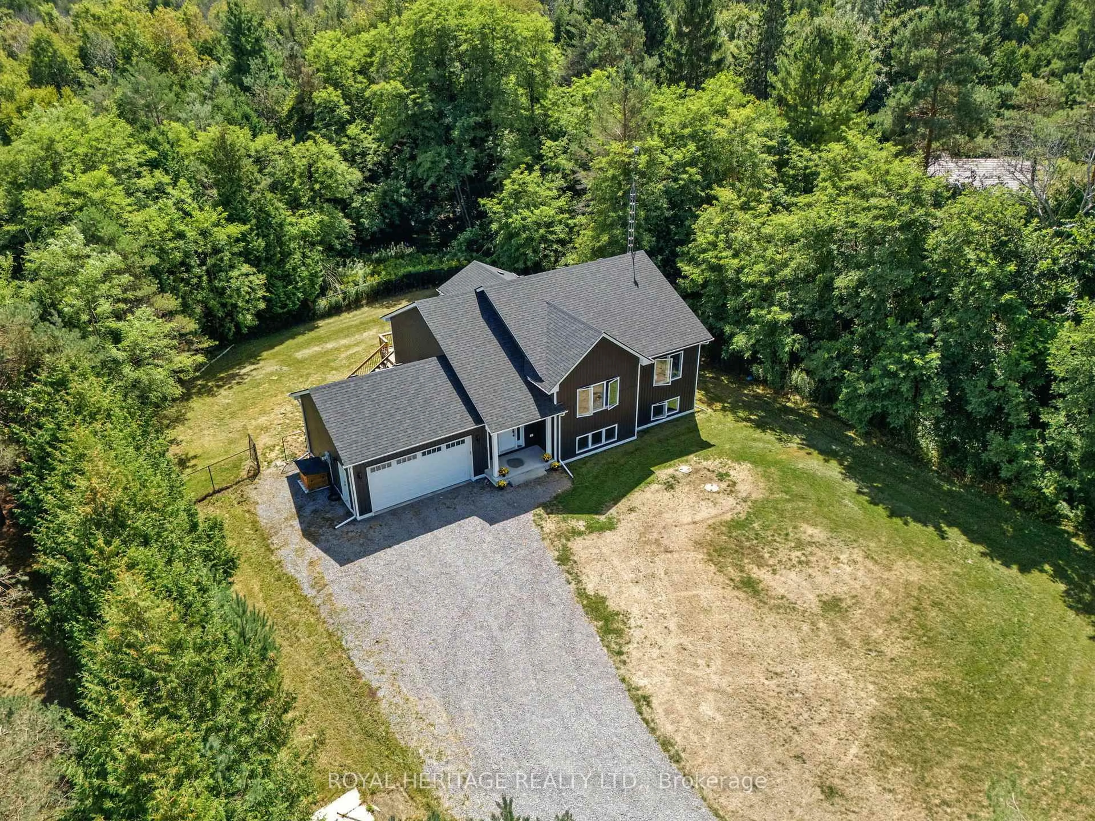 A pic from outside/outdoor area/front of a property/back of a property/a pic from drone, unknown for 827 Dingman Rd, Cramahe Ontario K0K 1M0