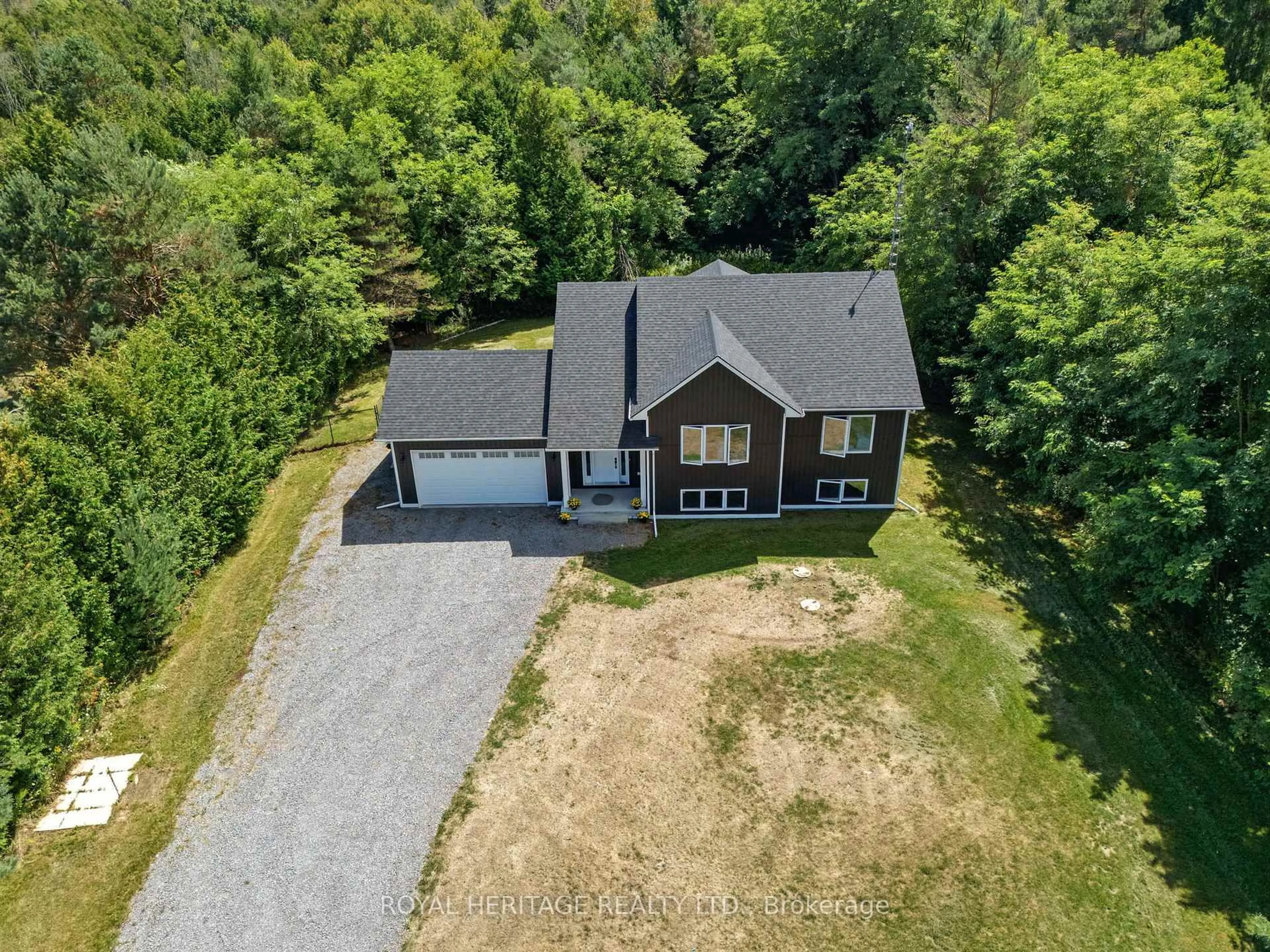 A pic from outside/outdoor area/front of a property/back of a property/a pic from drone, unknown for 827 Dingman Rd, Cramahe Ontario K0K 1M0