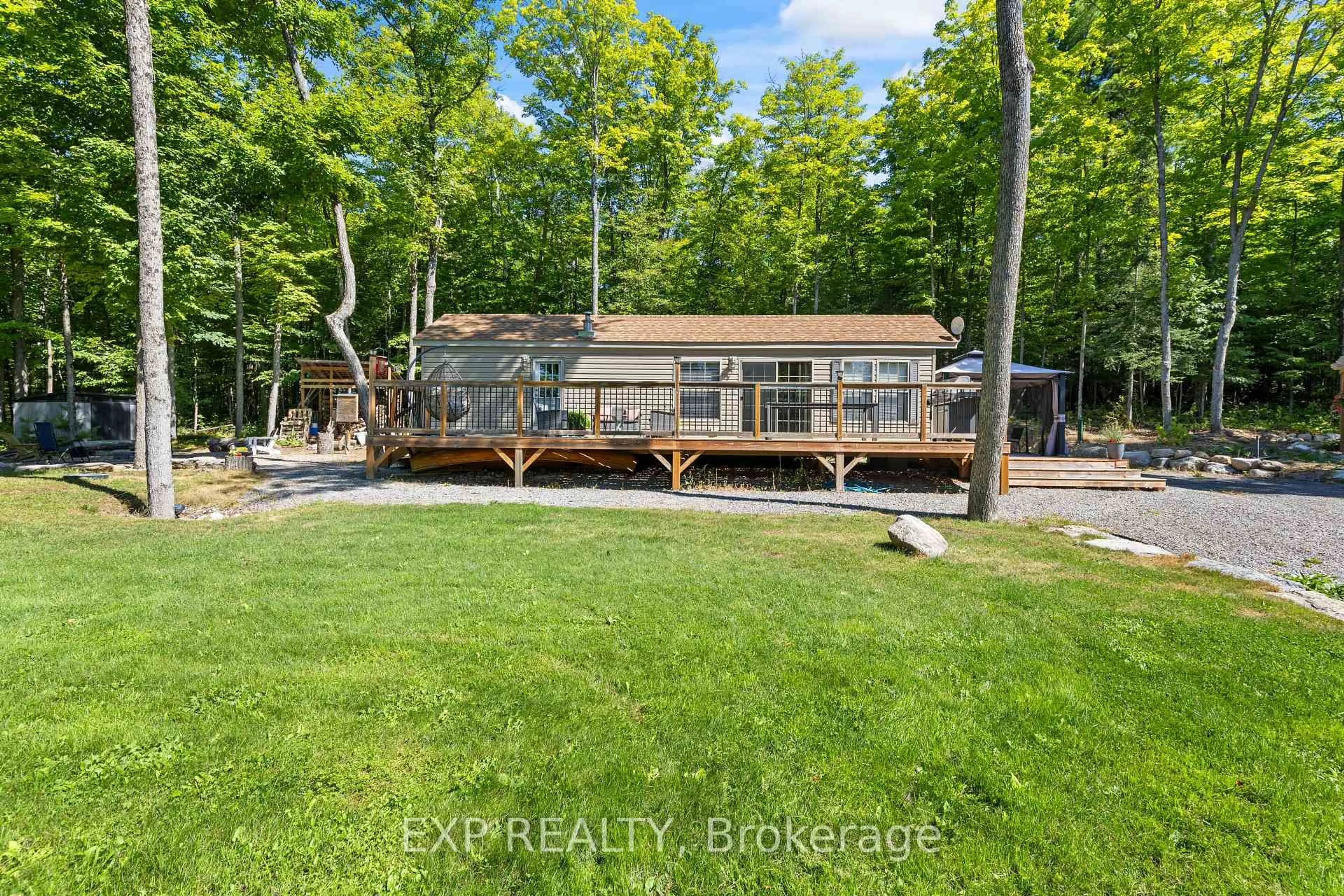 A pic from outside/outdoor area/front of a property/back of a property/a pic from drone, water/lake/river/ocean view for 196 Maple Grove Lane, Eganville Ontario K0J 1T0