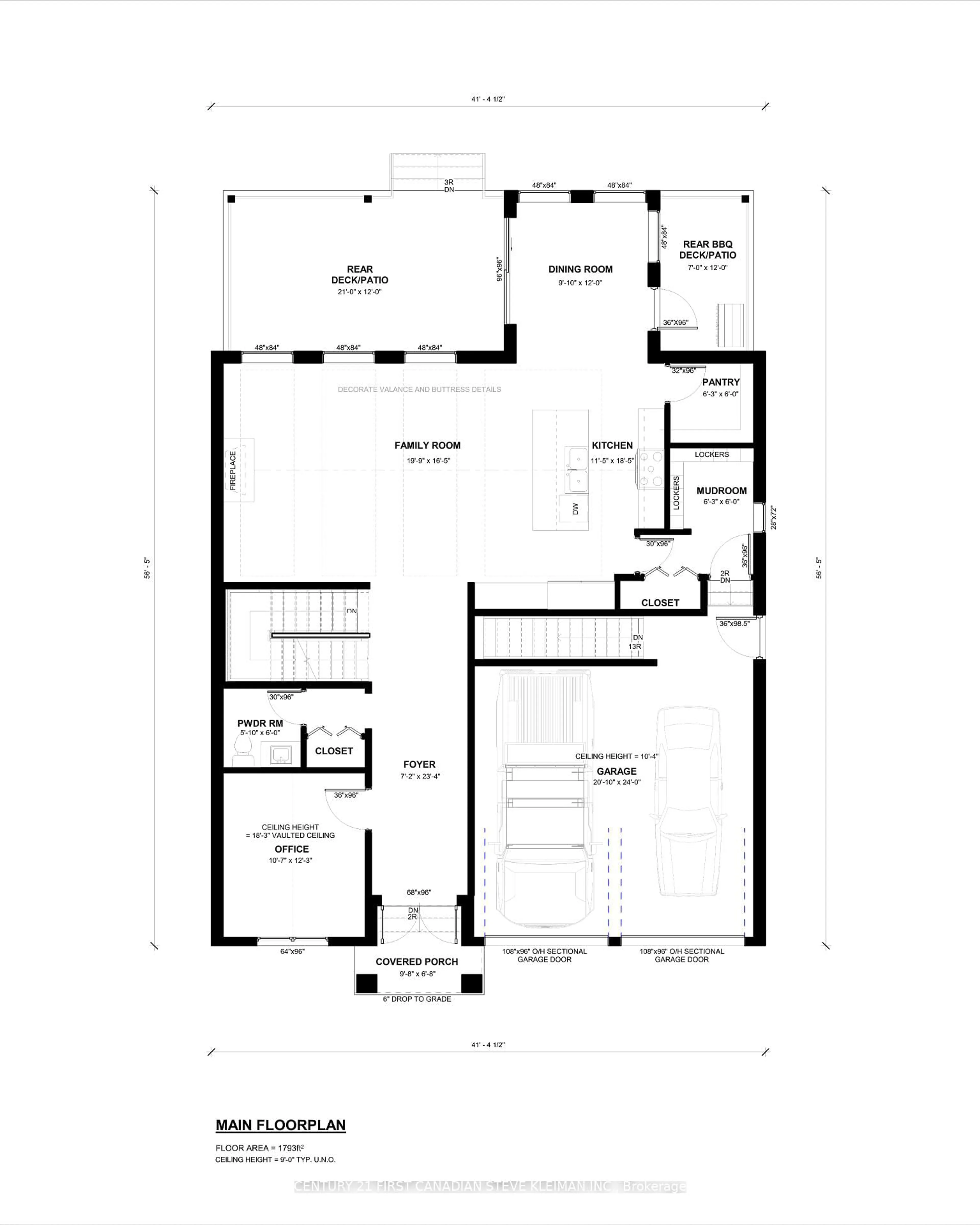 Floor plan for 2403 Bakervilla St, London South Ontario N6P 0H4