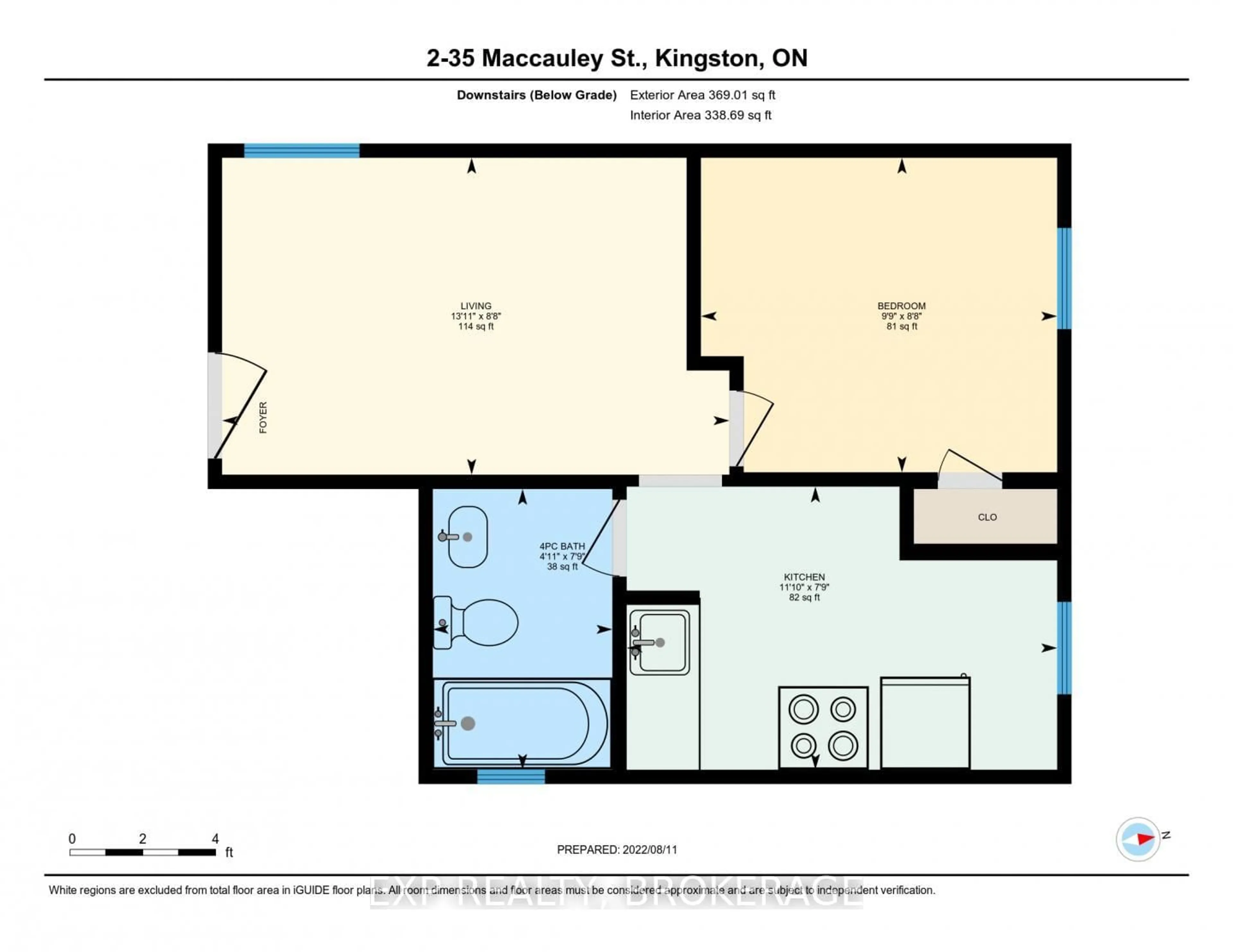 Floor plan for 35 MACCAULEY St, Kingston Ontario K7K 2V8