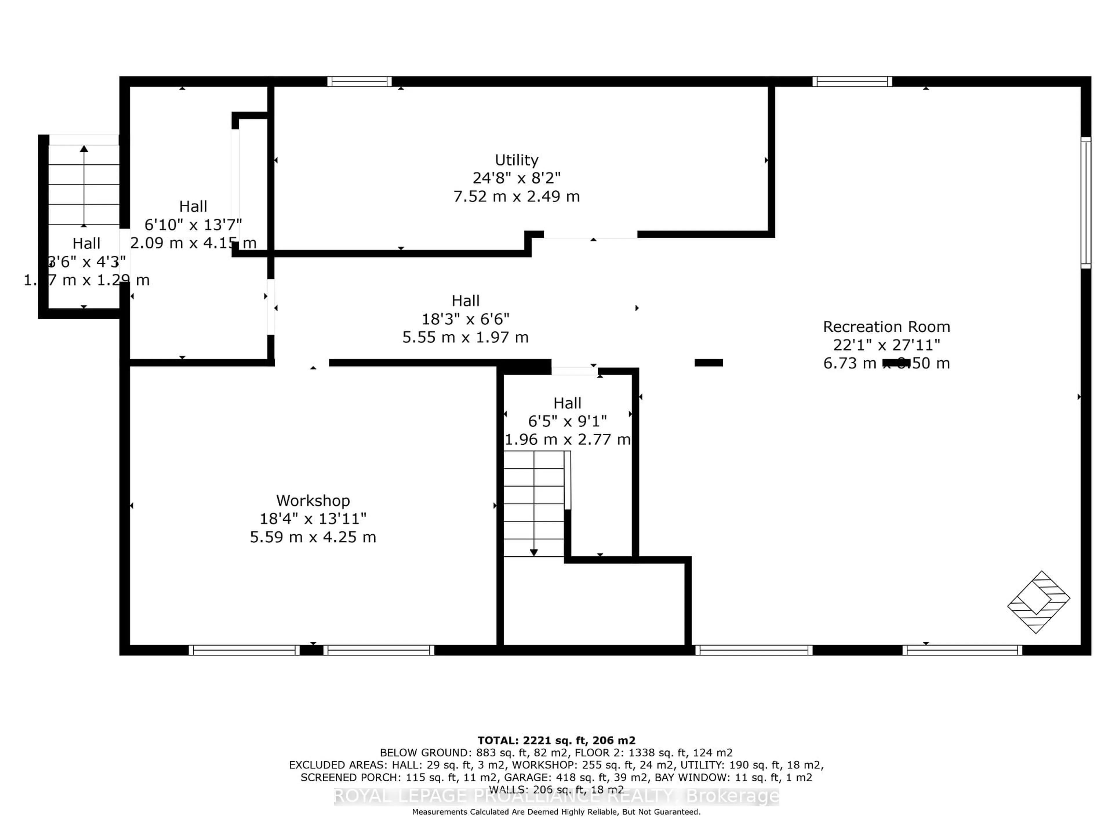 Floor plan for 4415 Mcdougall Rd, Elizabethtown-Kitley Ontario K6V 5T4