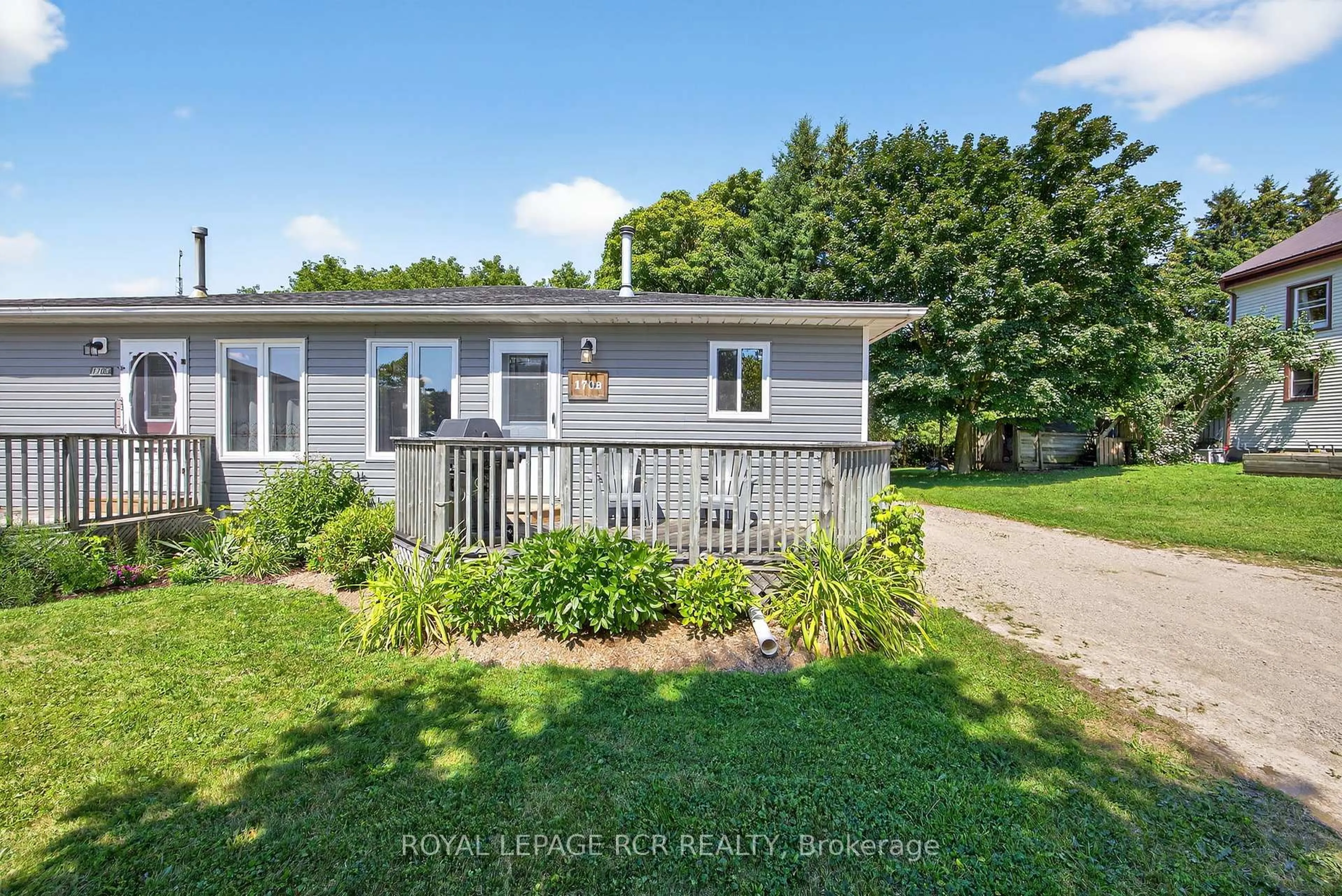 A pic from outside/outdoor area/front of a property/back of a property/a pic from drone, water/lake/river/ocean view for 170B Frederick St, Wellington North Ontario N0G 1A0
