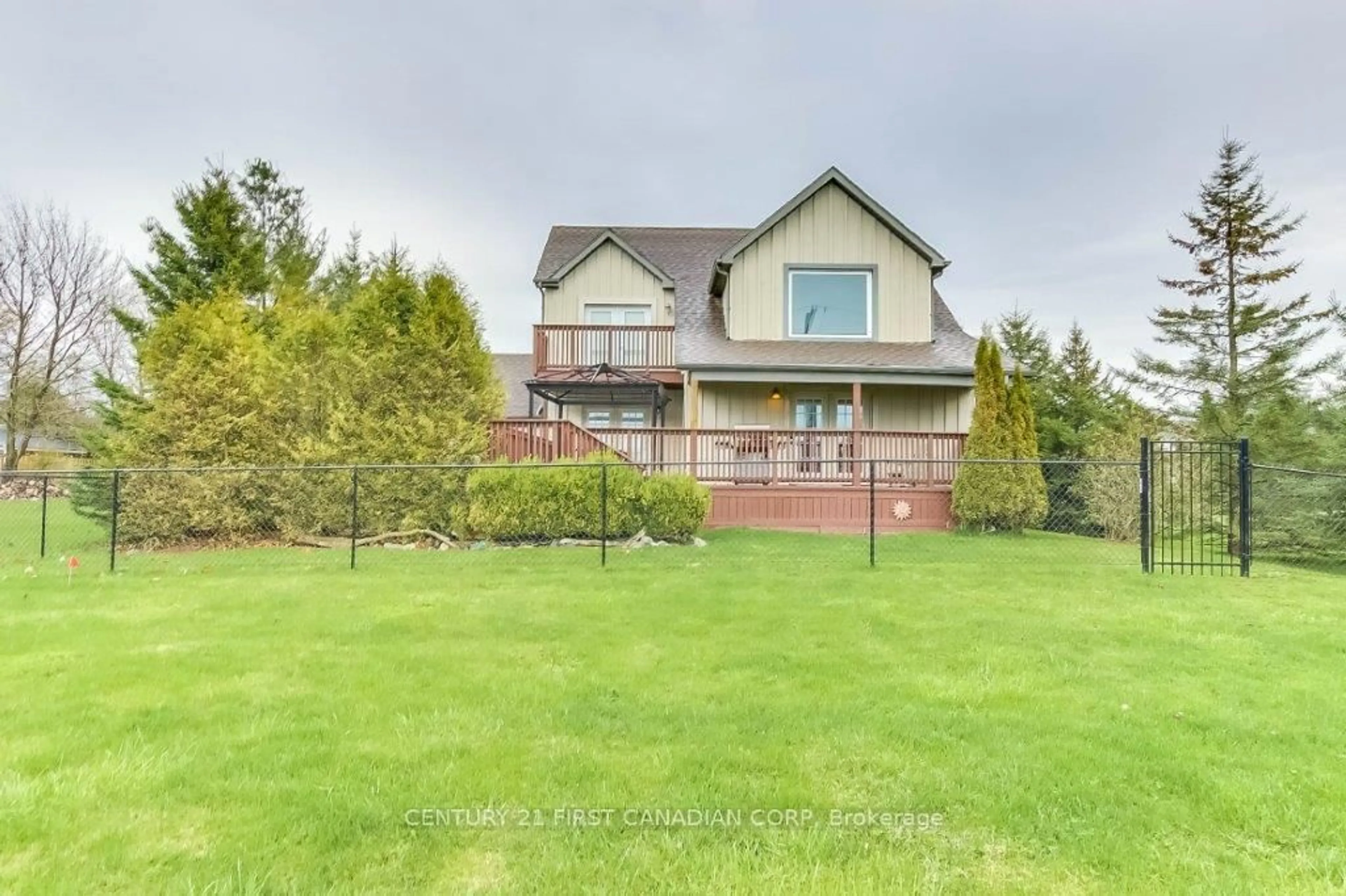 A pic from outside/outdoor area/front of a property/back of a property/a pic from drone, water/lake/river/ocean view for 71889 Sunridge Cres, Bluewater Ontario N0M 1N0