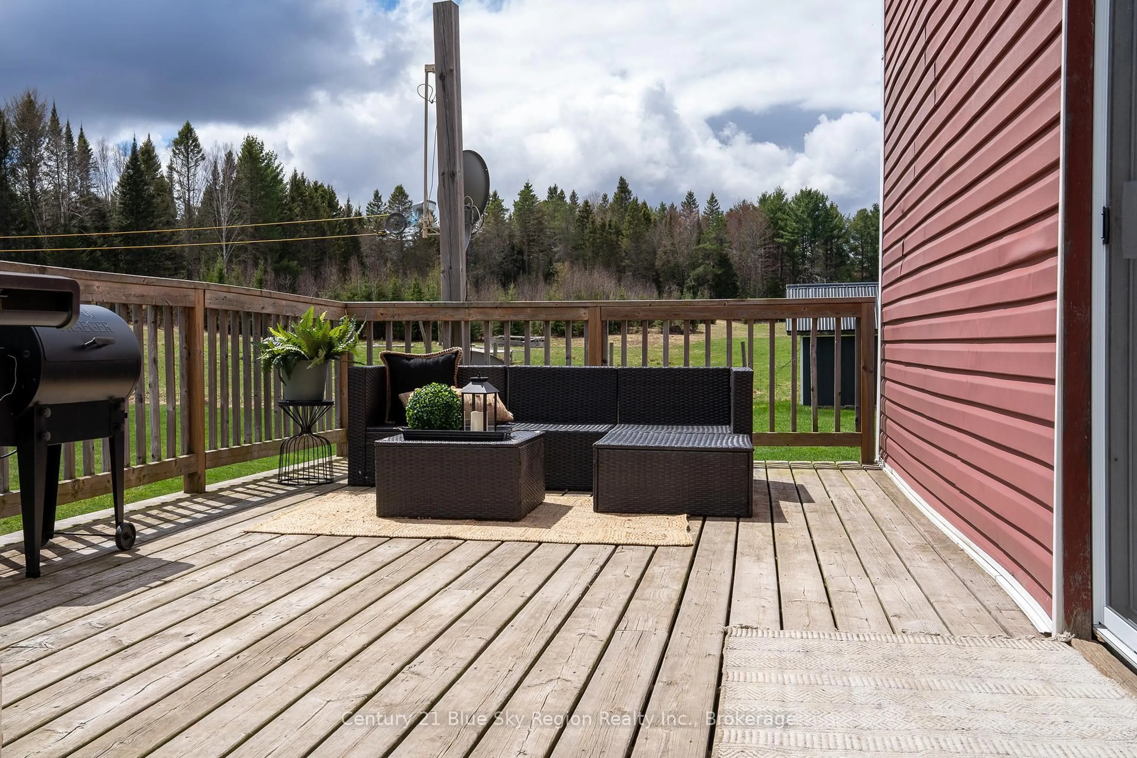 Patio, forest/trees view for 1455 Highway 522, Nipissing Ontario P0H 2L0