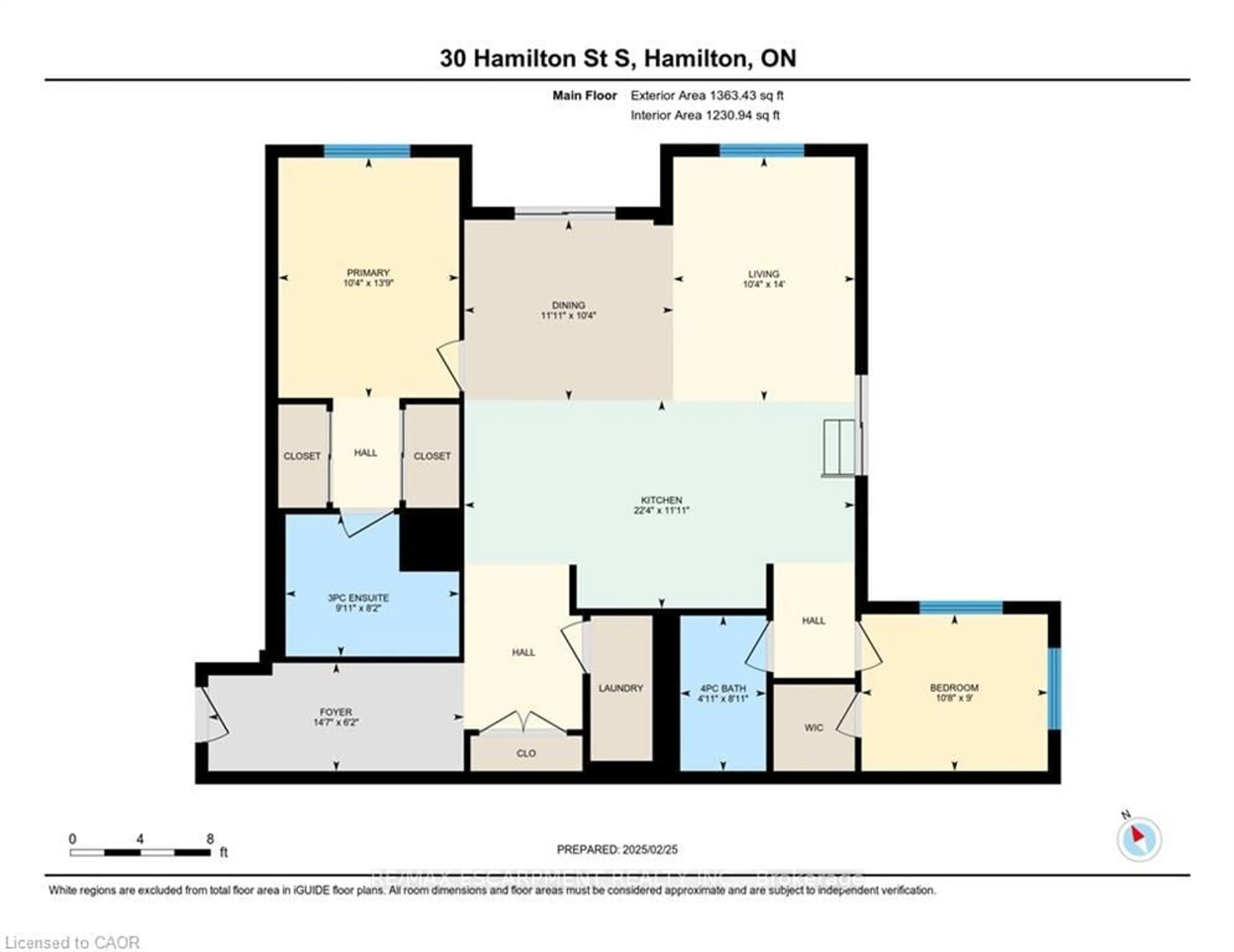 Floor plan for 30 Hamilton St #703, Hamilton Ontario L8B 1V8