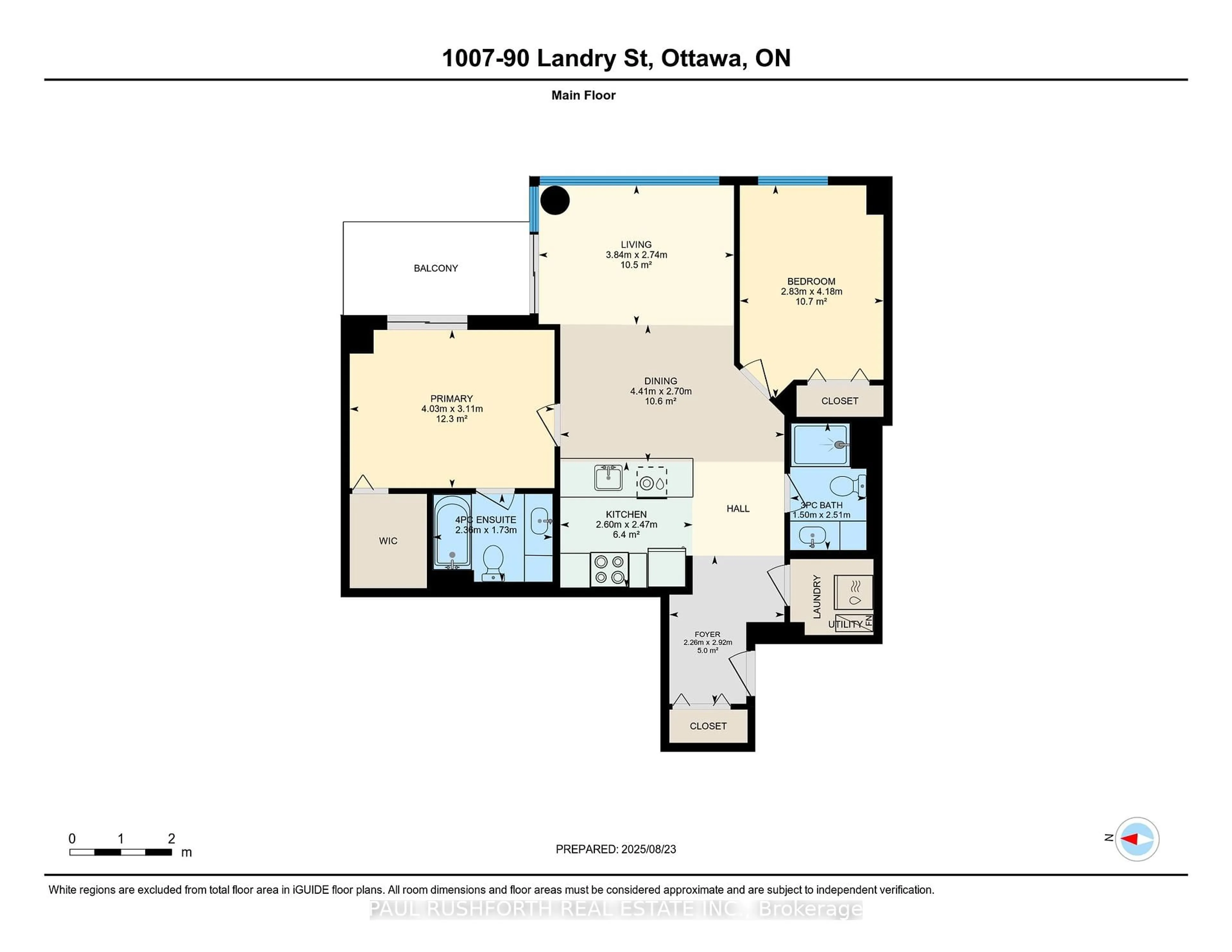 Floor plan for 90 Landry St #1007, Ottawa Ontario K1L 0A9