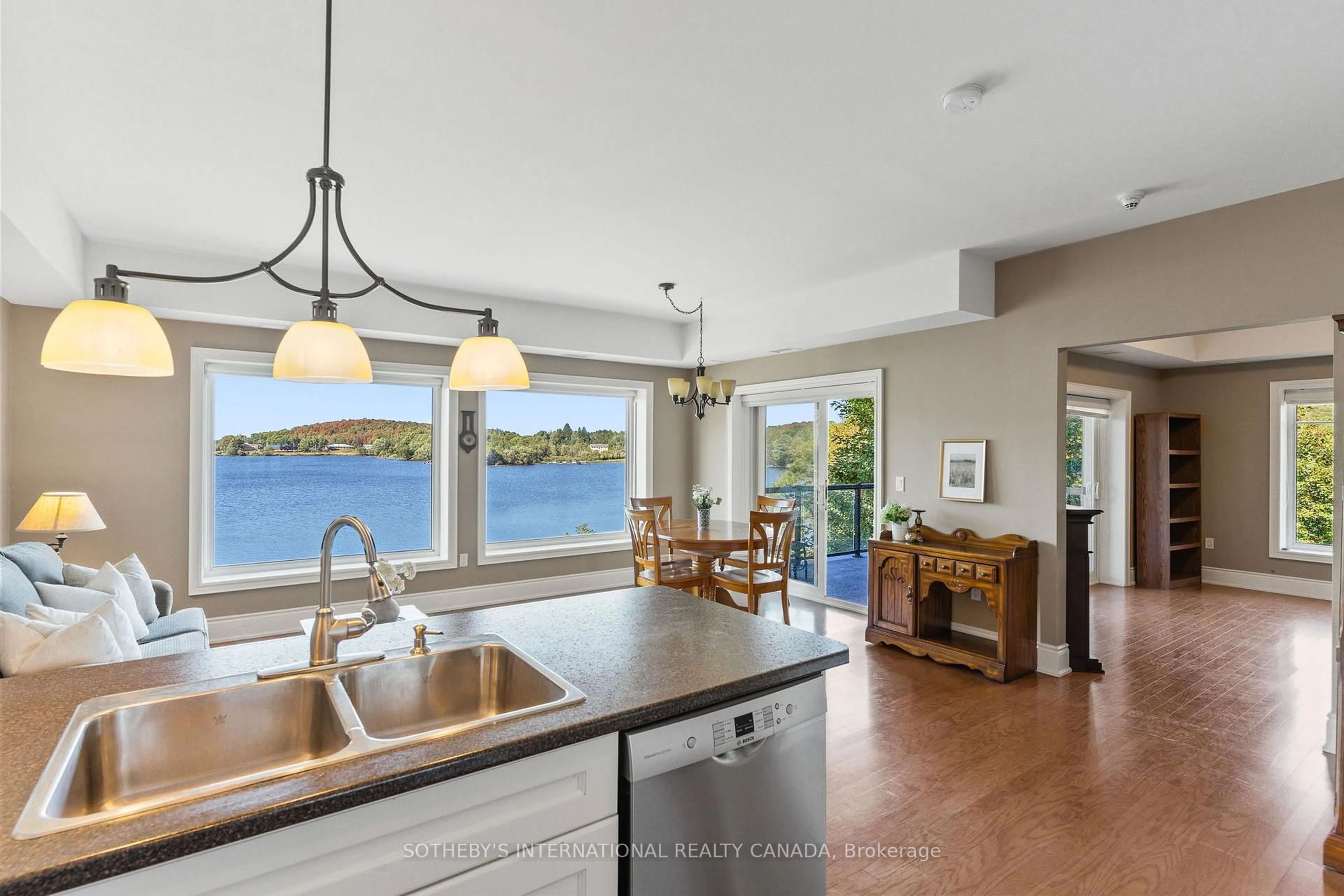 Open concept kitchen, unknown for 1 Park St #106, Dysart et al Ontario K0M 1S0