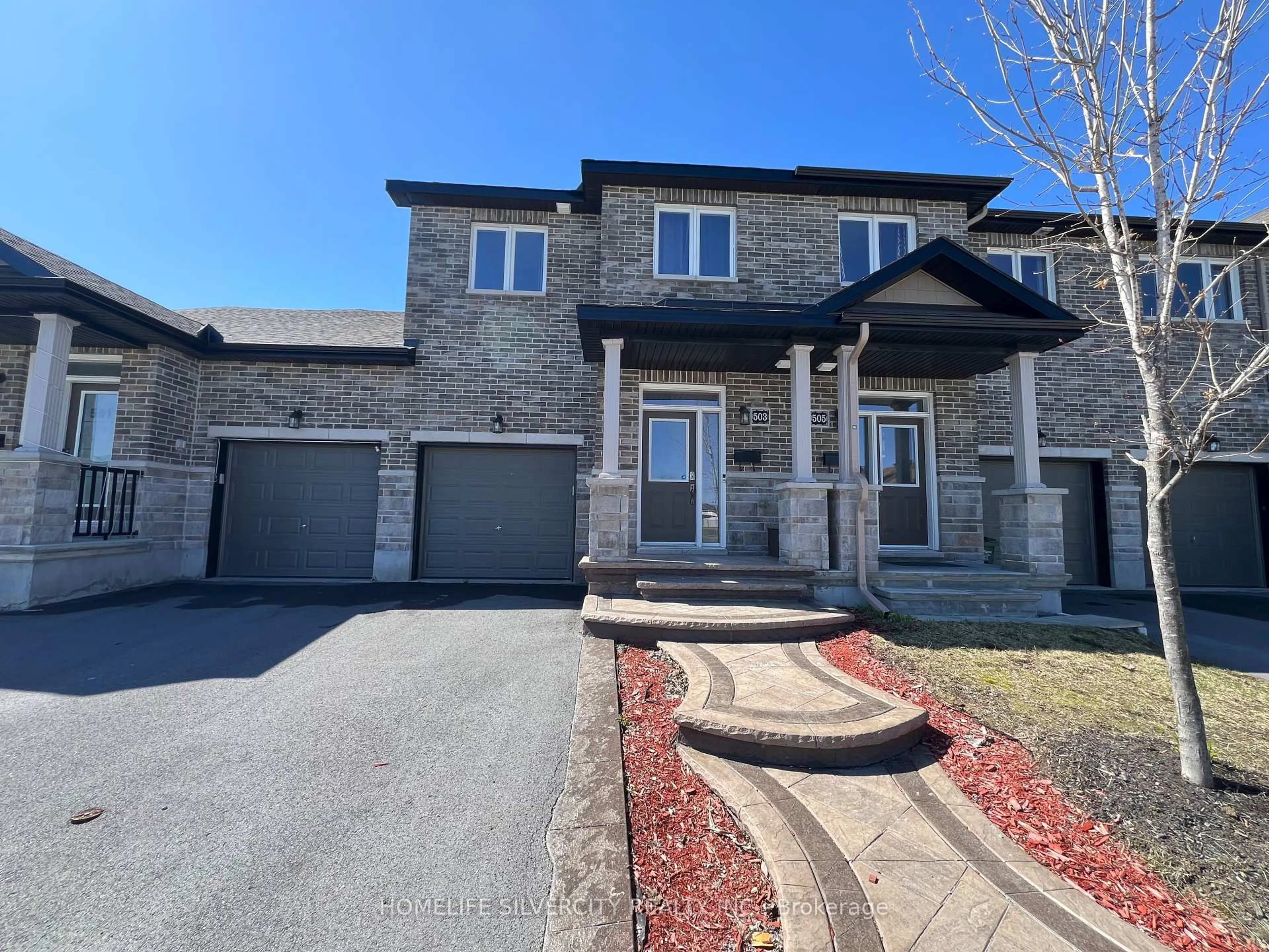 Home with brick exterior material, street for 503 Via Mattino Way, Ottawa Ontario K2J 6B7