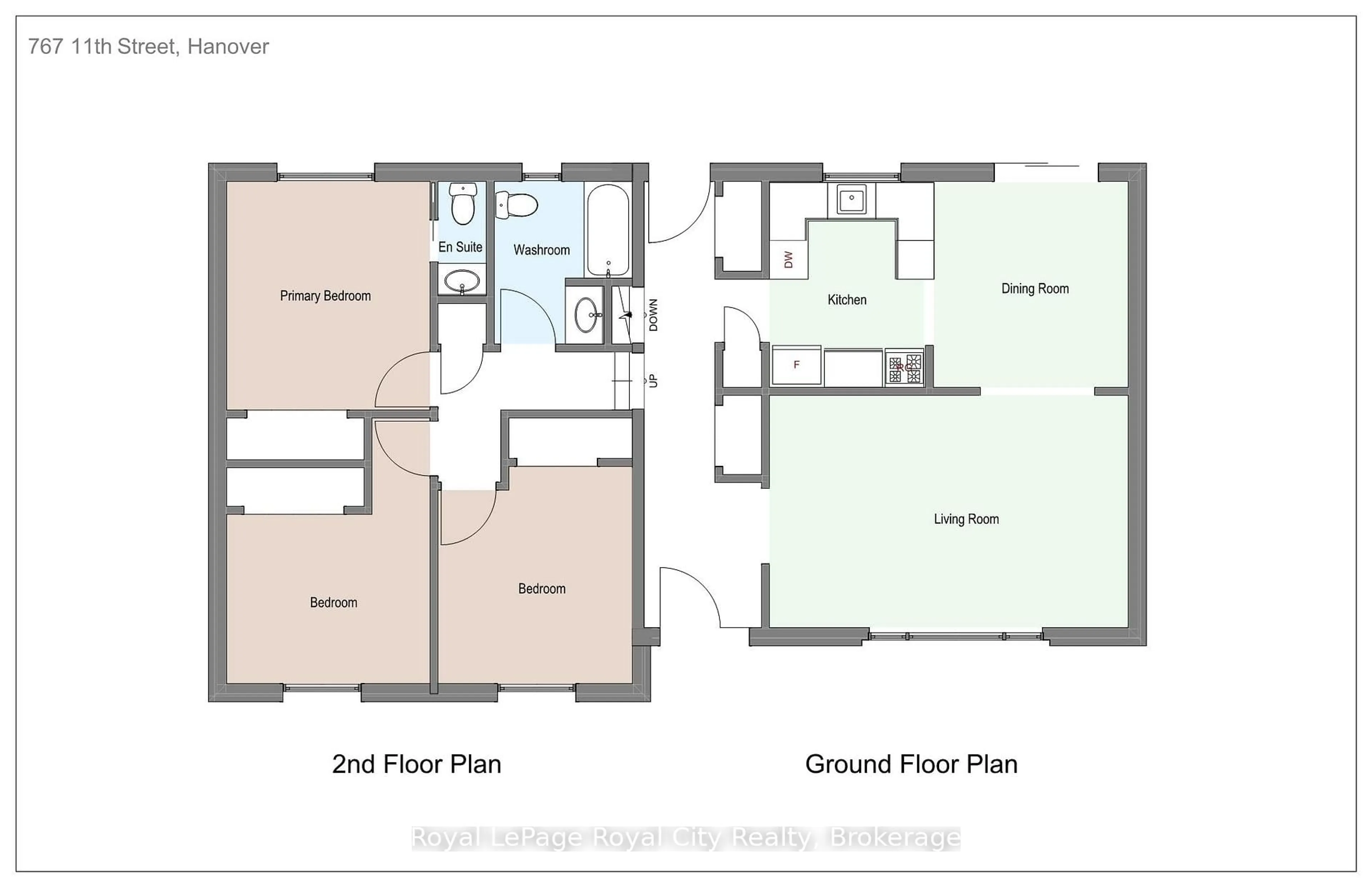 Floor plan for 767 11th St, Hanover Ontario N4N 3H5