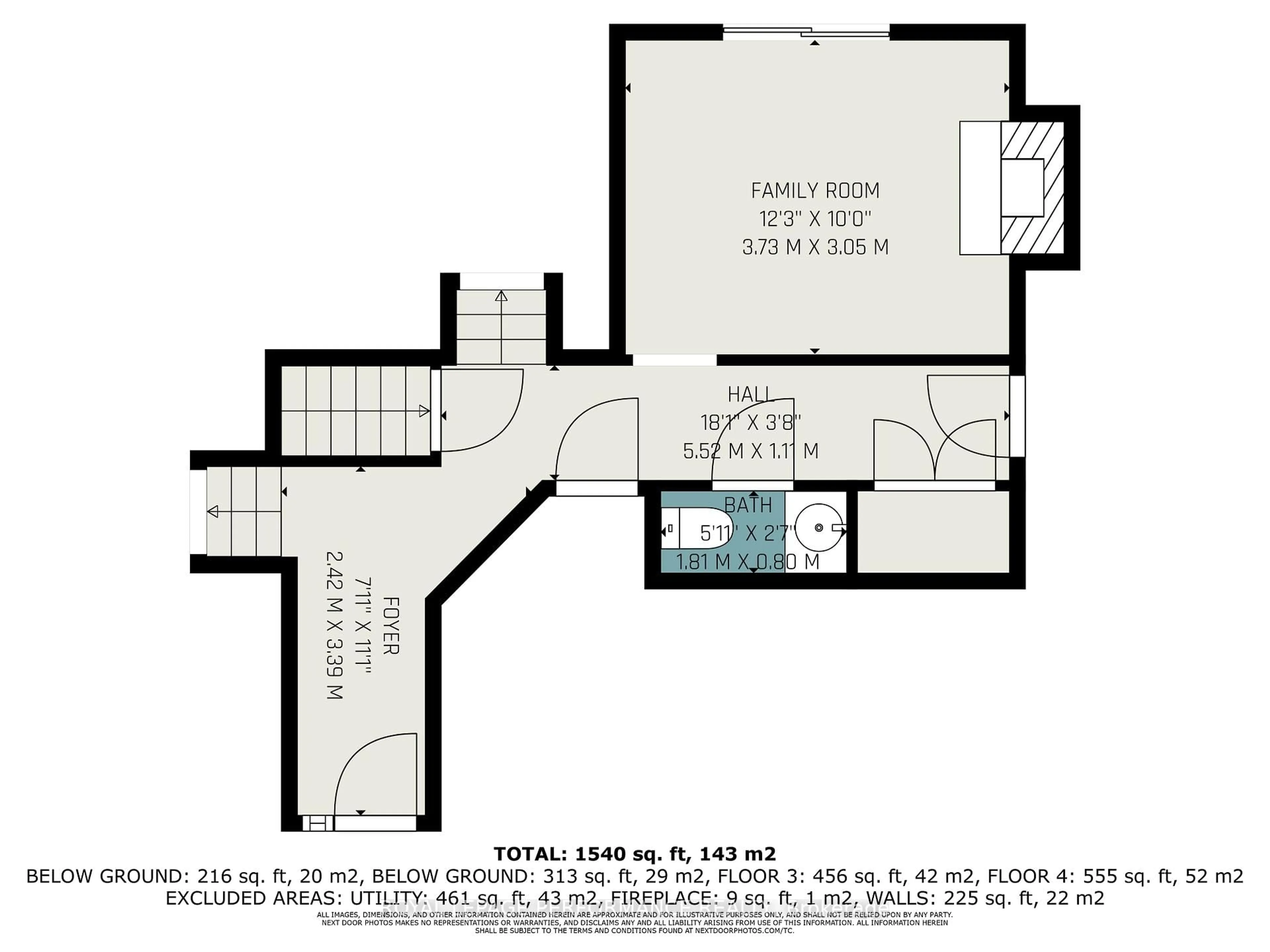 Floor plan for 4362 Whittaker Cres, Gloucester Ontario K1B 4P2