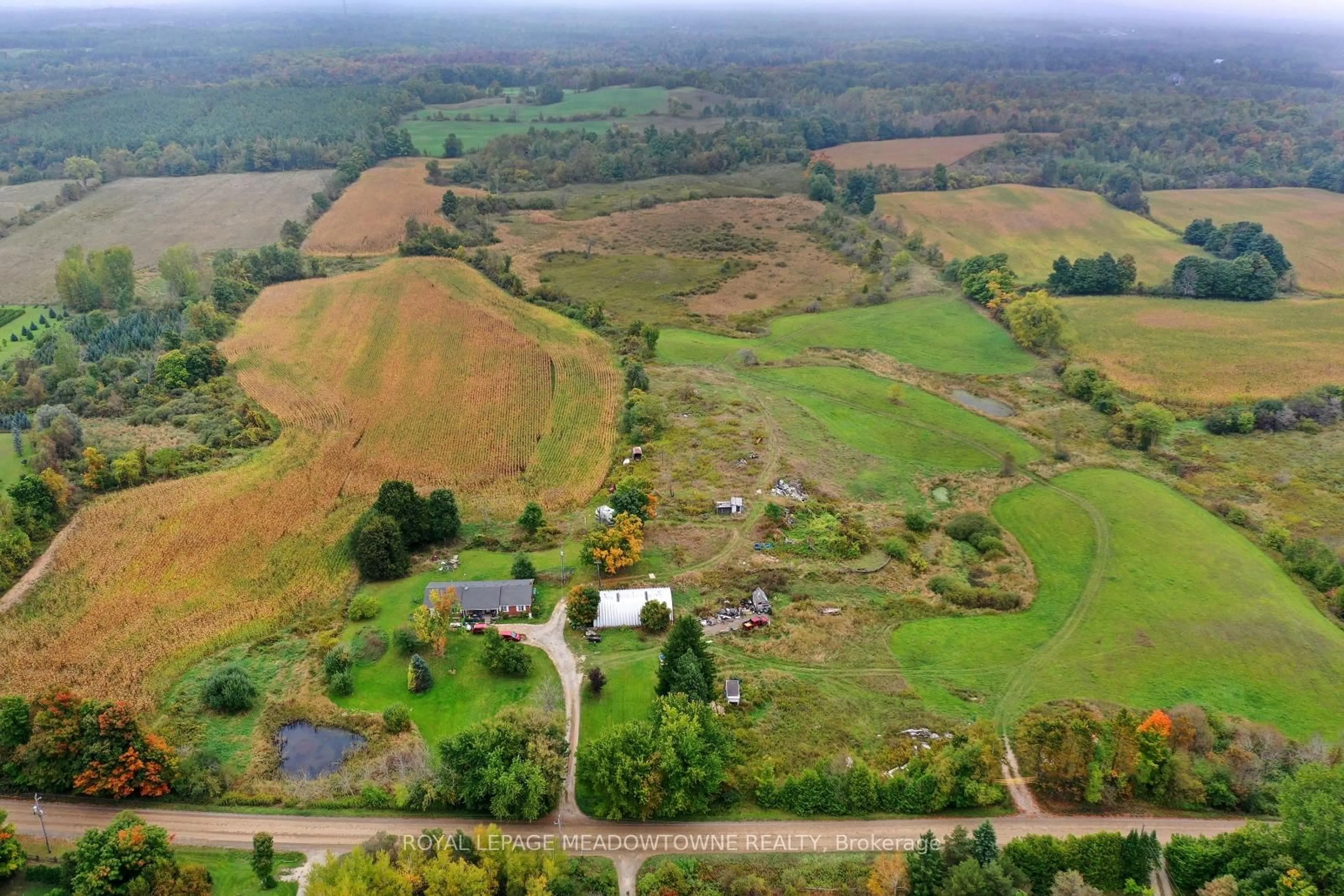 A pic from outside/outdoor area/front of a property/back of a property/a pic from drone, unknown for 5167 Fifth Line, Erin Ontario N0B 1T0
