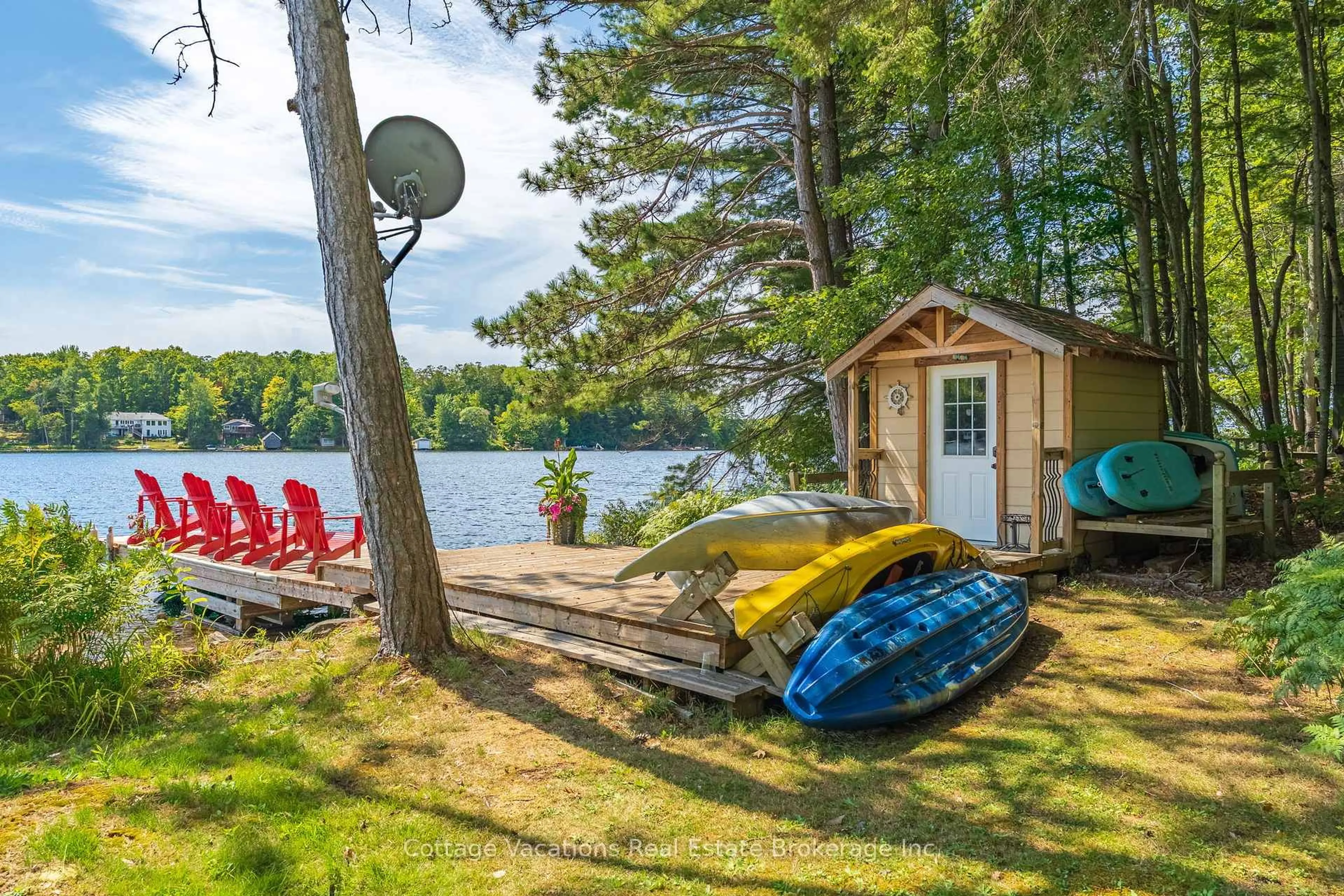Patio, water/lake/river/ocean view for 2795 Hwy. 169 Rd, Muskoka Lakes Ontario P0C 1M0