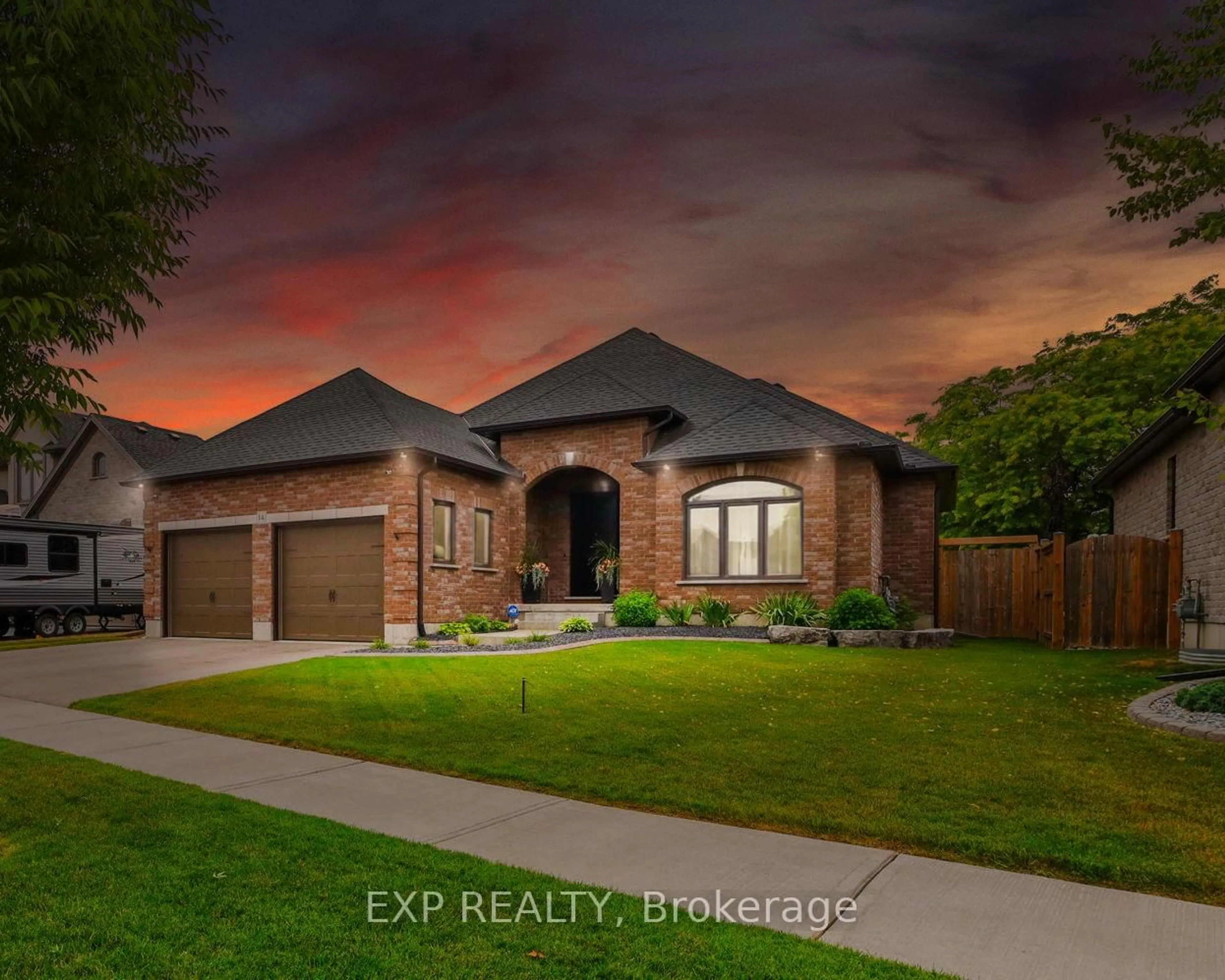 Home with brick exterior material, street for 14 Ross Ave, Norfolk Ontario N3Y 0B2