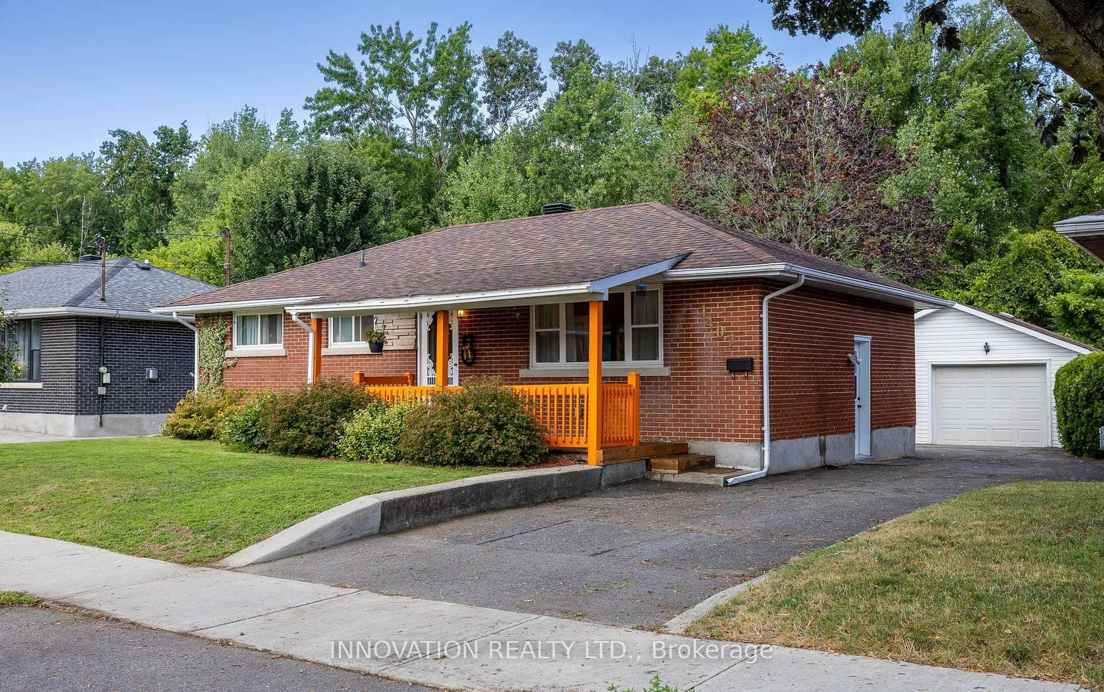 Home with brick exterior material, street for 1407 Charles St, Cornwall Ontario K6J 1Y9
