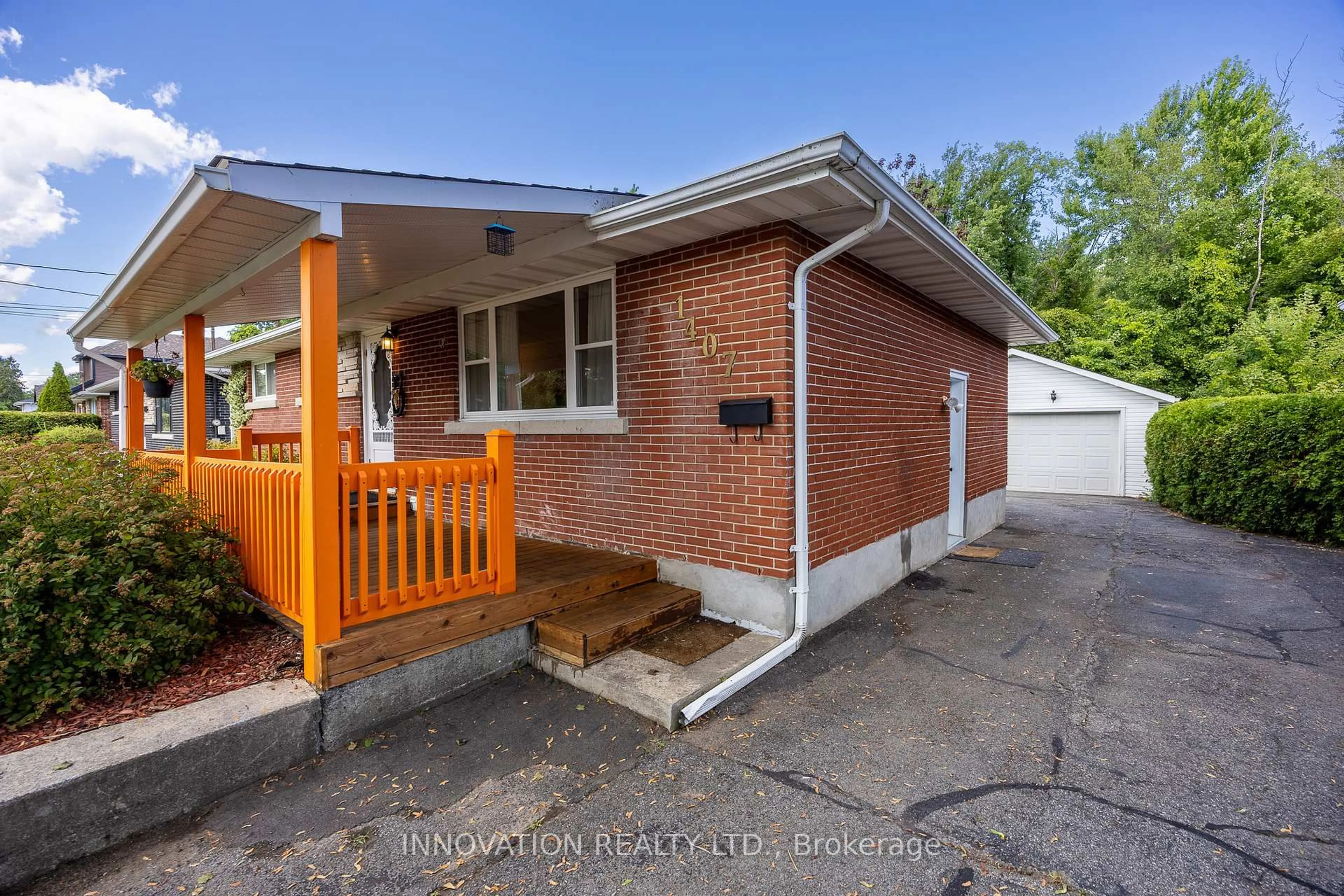 Home with brick exterior material, street for 1407 Charles St, Cornwall Ontario K6J 1Y9