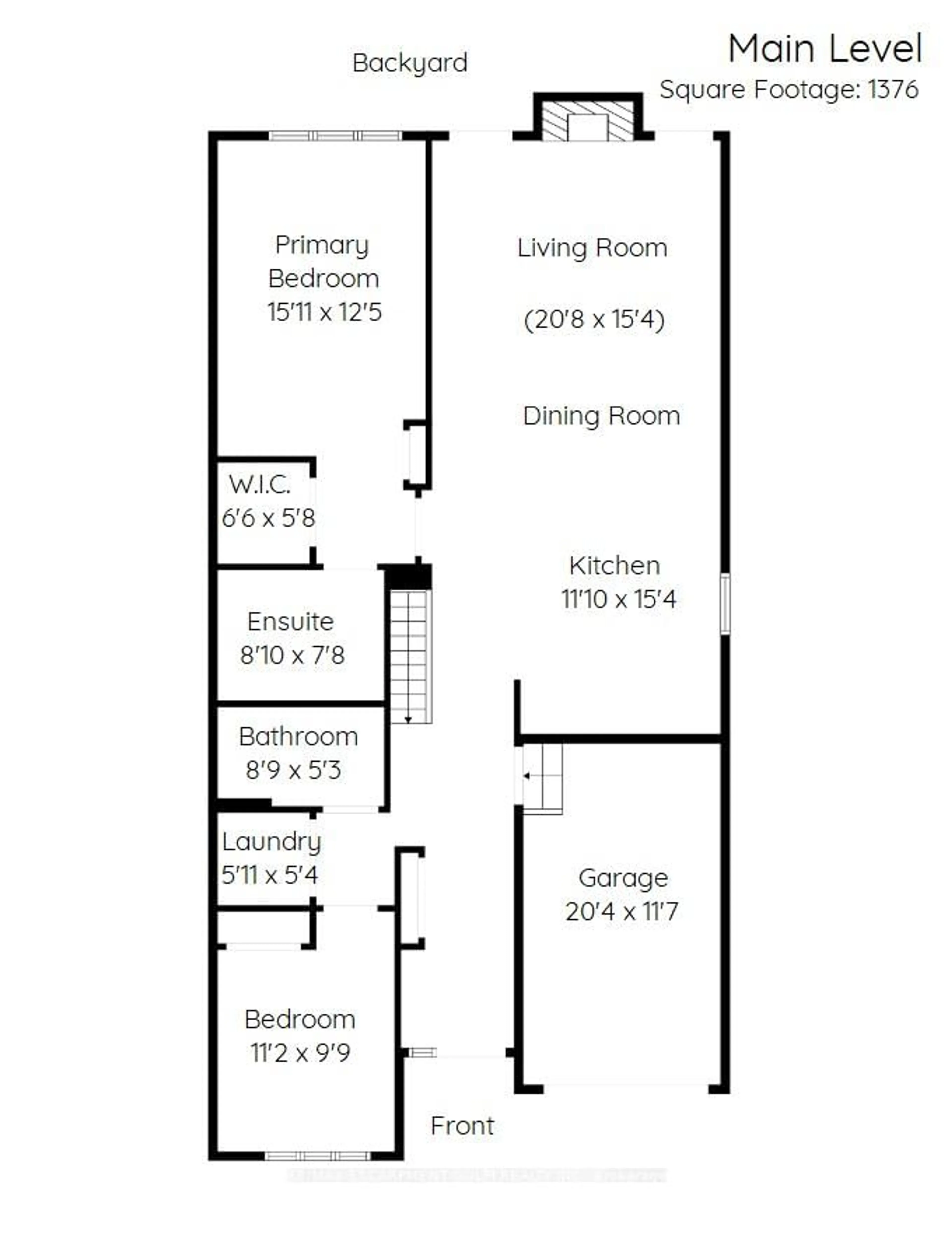 Floor plan for 605 Welland Ave #33, St. Catharines Ontario L2M 7Z7