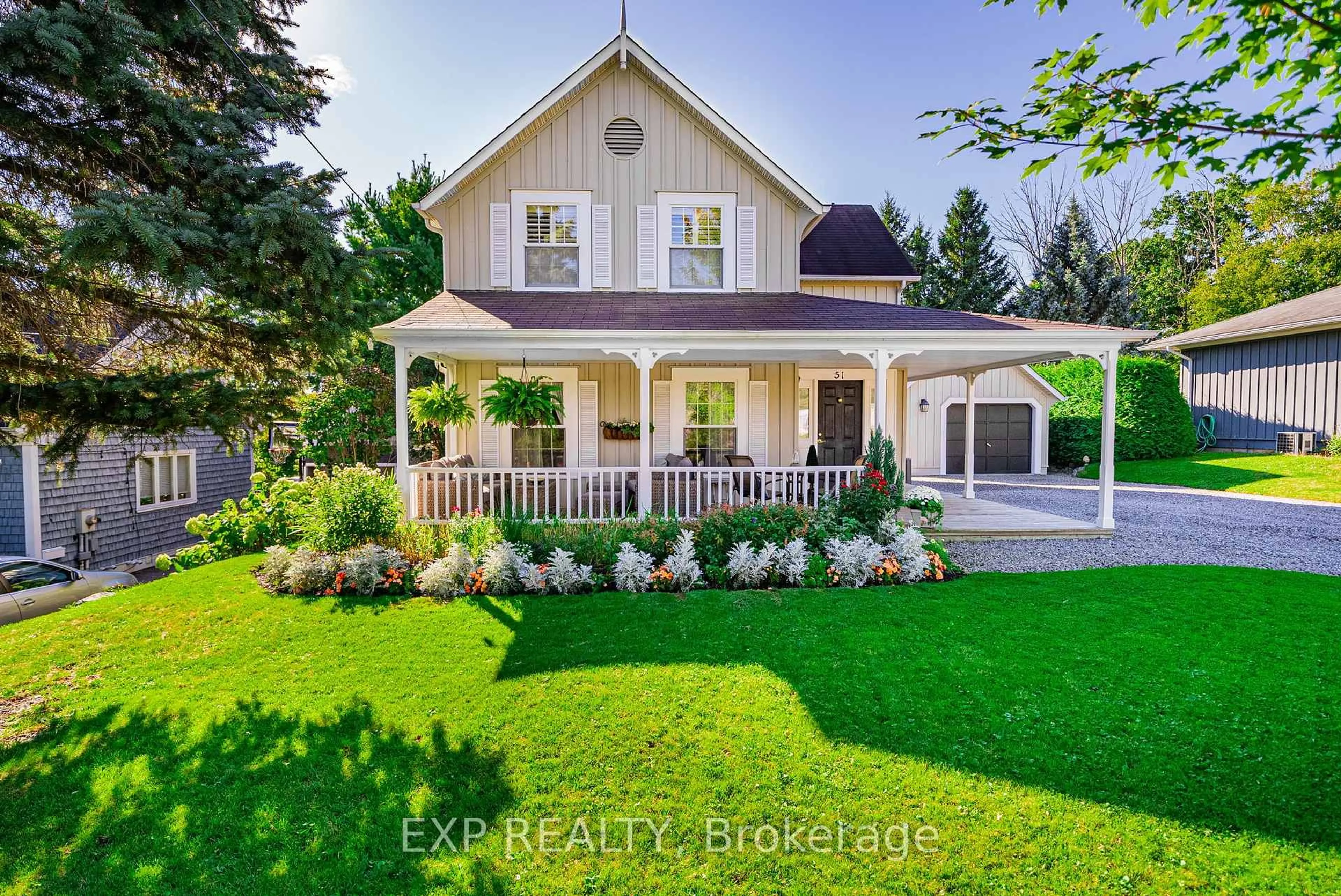 Home with vinyl exterior material, street for 51 Highland Dr, Port Hope Ontario L1A 2B3