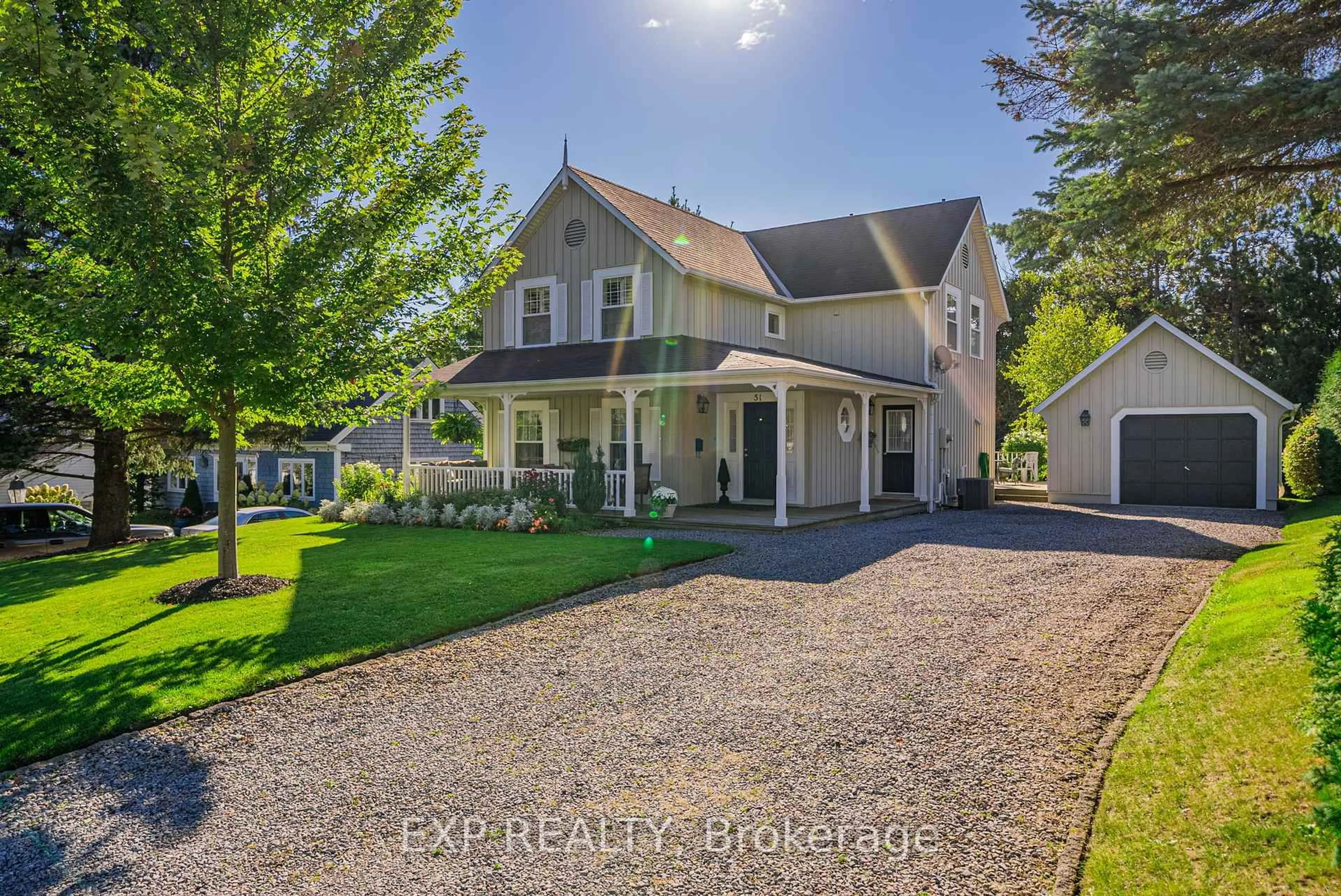 A pic from outside/outdoor area/front of a property/back of a property/a pic from drone, street for 51 Highland Dr, Port Hope Ontario L1A 2B3