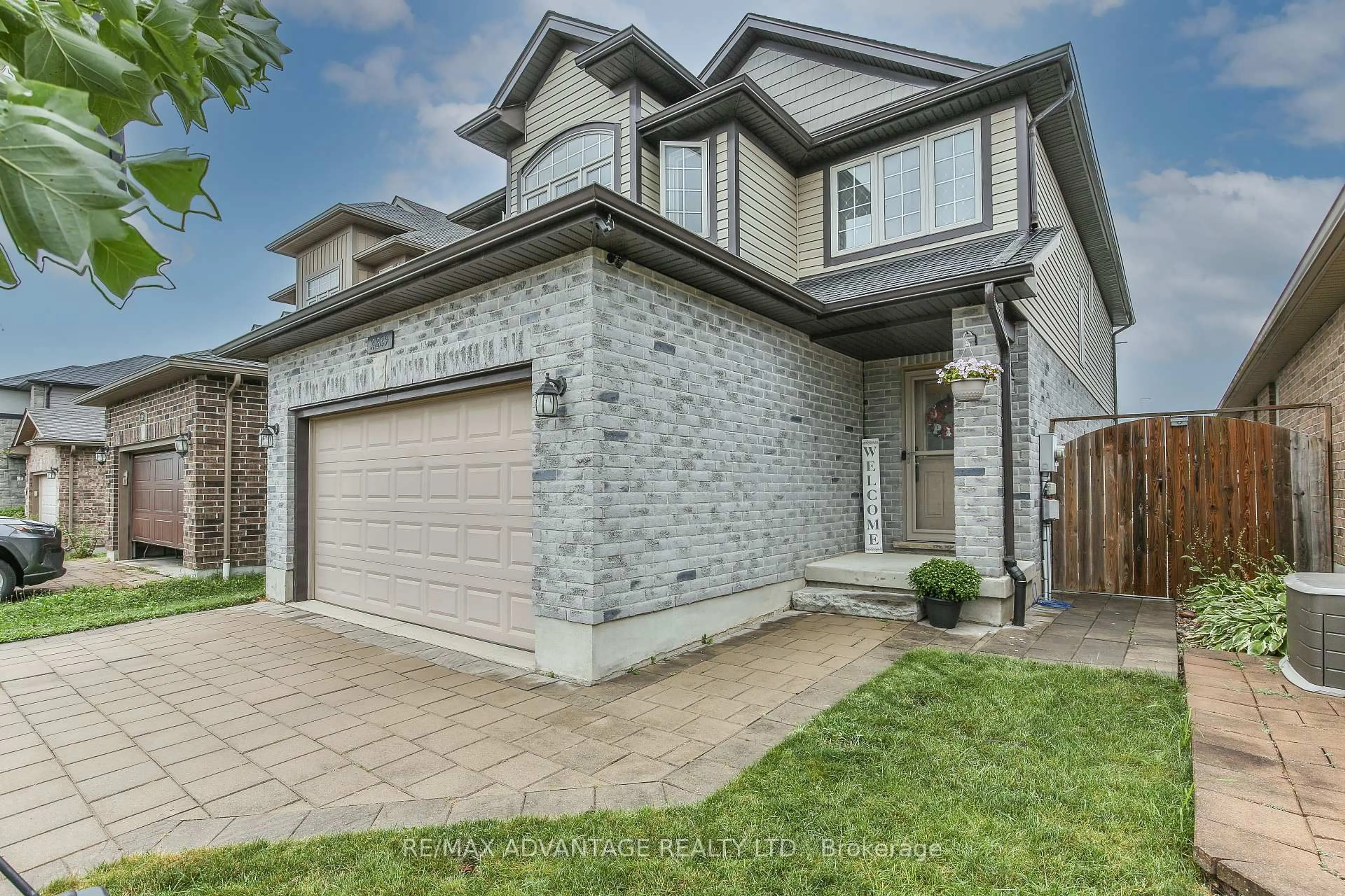 Home with brick exterior material, street for 3389 Emilycarr Lane, London South Ontario N6L 0A3