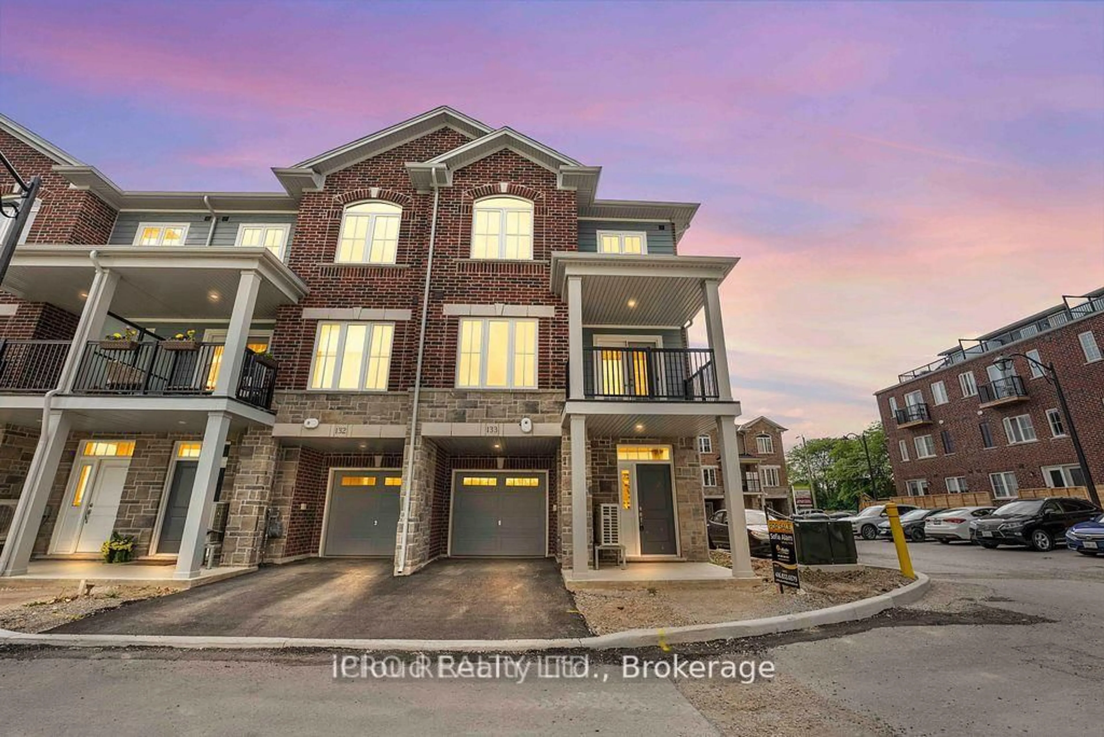 A pic from outside/outdoor area/front of a property/back of a property/a pic from drone, street for 677 Park Rd #133, Brantford Ontario N3R 0C2